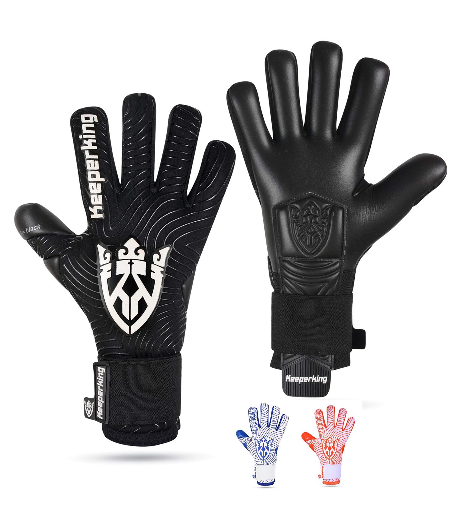Keeperking Goalkeeper Gloves - Professional Adult Football Gloves with 4mm Grip | Unisex & Junior Sizes | Multiple Colors Available - Buy Online on GoSupps.com