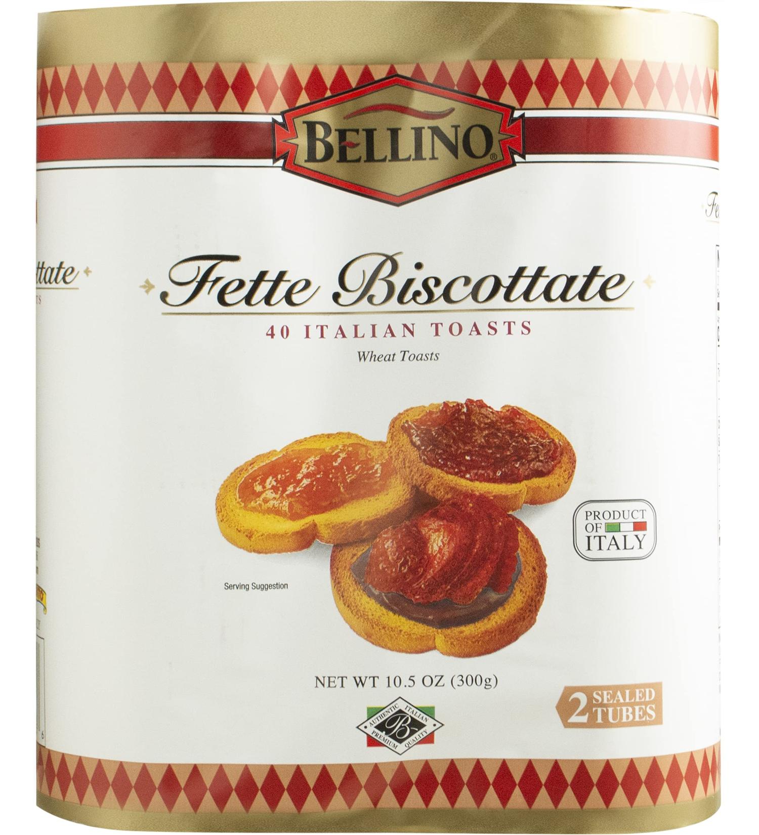 Bellino Italian Toast Wheat Crackers 10.5 oz - Authentic Italian Snack, Pack of 1 - Buy Online on GoSupps.com
