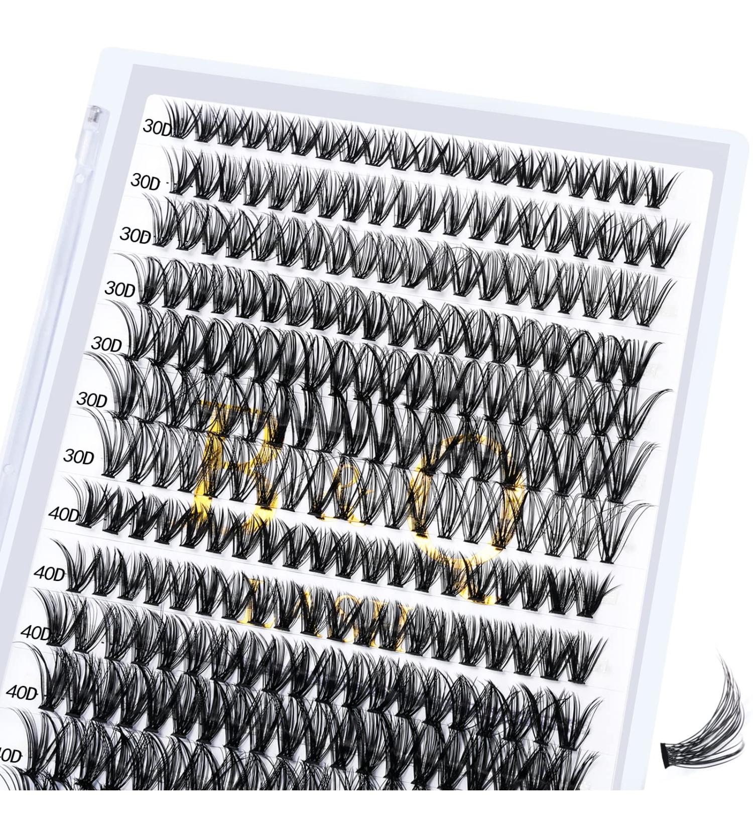 280 PC Individual Eyelashes for Beginners - 30D & 40D Mix - C Curl 9-15mm - Perfect for Eyelash Extensions - Buy Online on GoSupps.com
