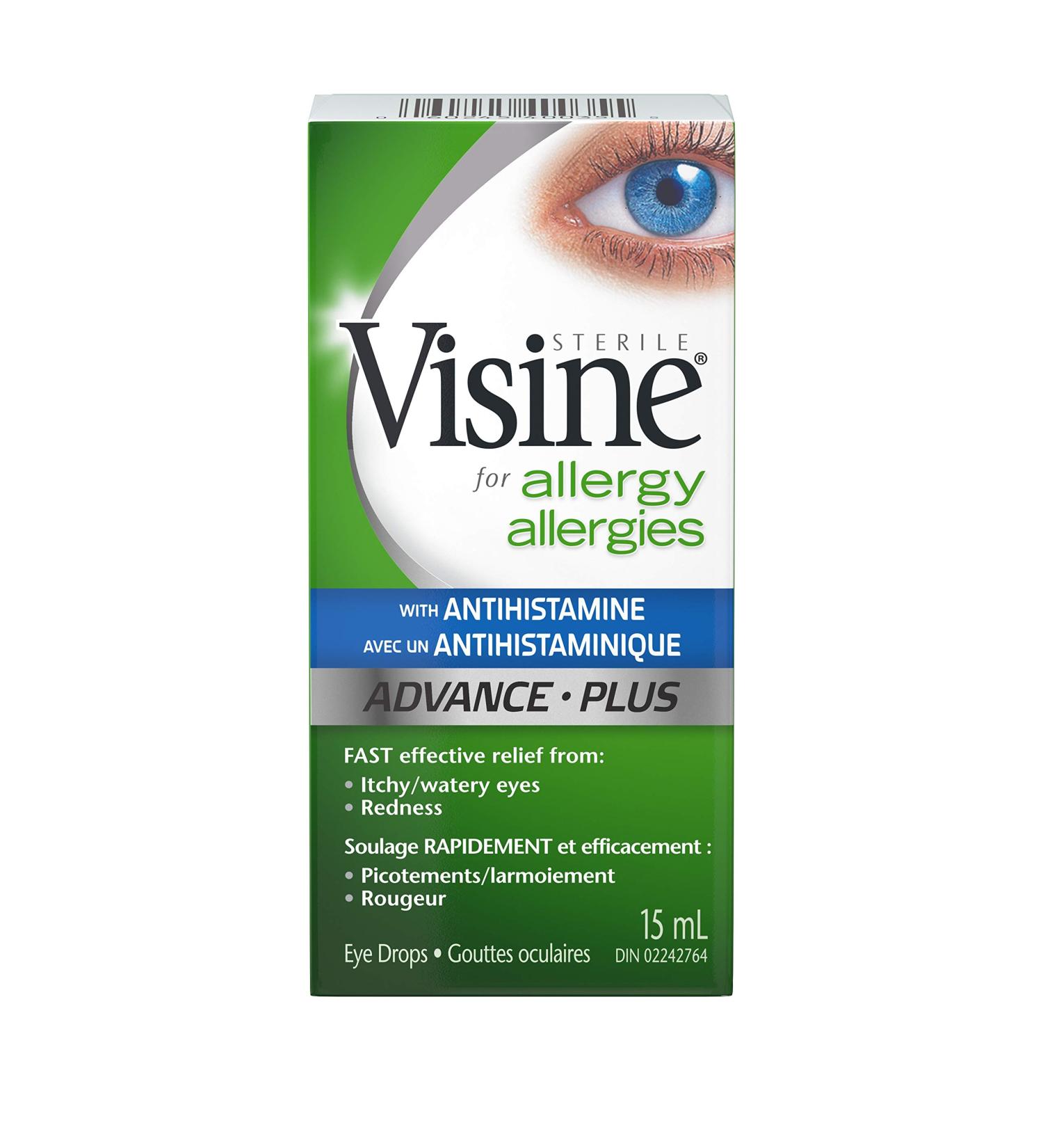 Visine Antihistamine Advance Allergy Eye Drops 15 ml - Buy Online on GoSupps.com
