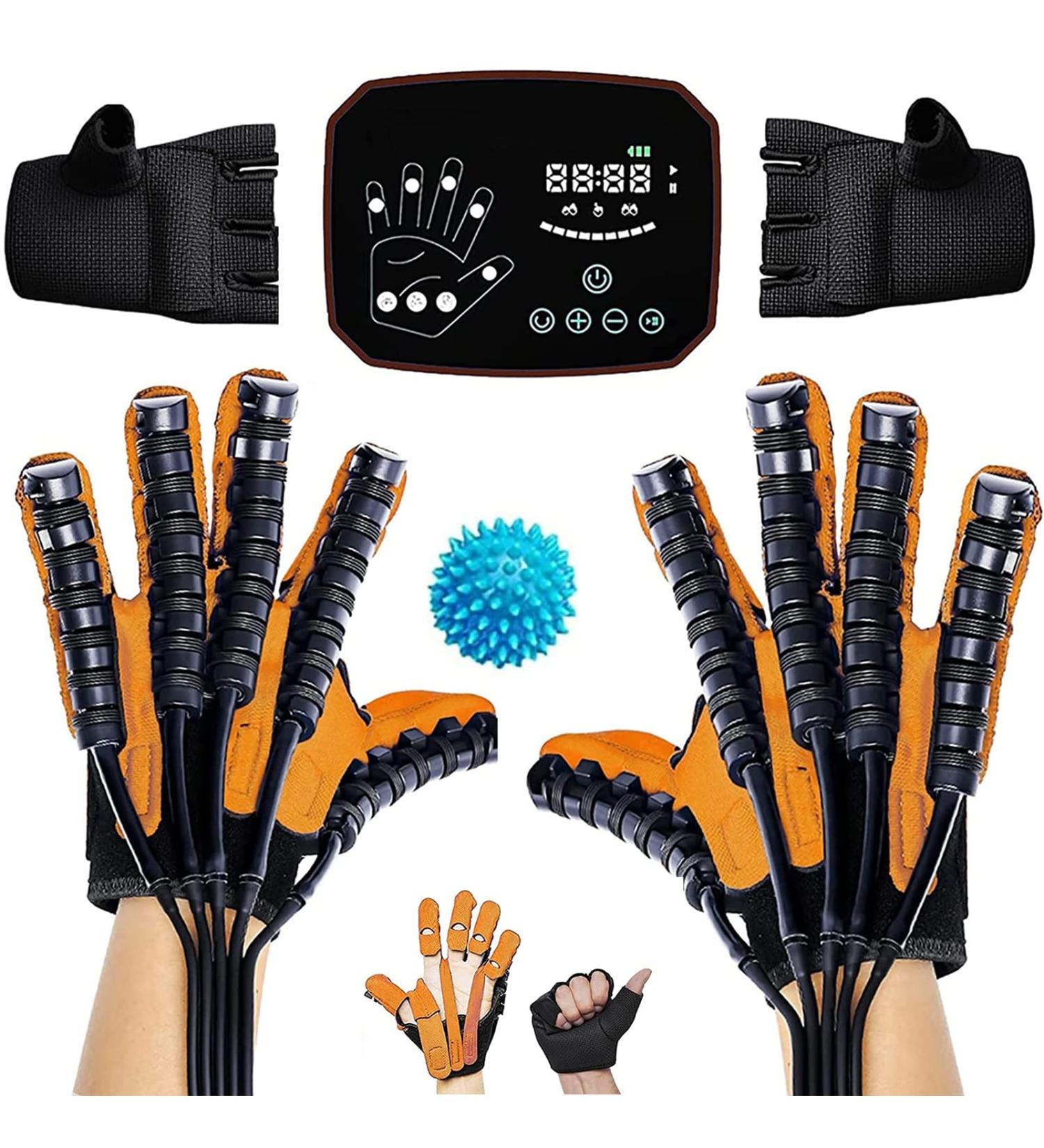 Rehabilitation Robot Gloves Both Hand Stroke Hemiplegia Finger Rehabilitation Five-Finger Training Relieve Wrist & Thumb Pain(Size:M Size) - Buy Online on GoSupps.com