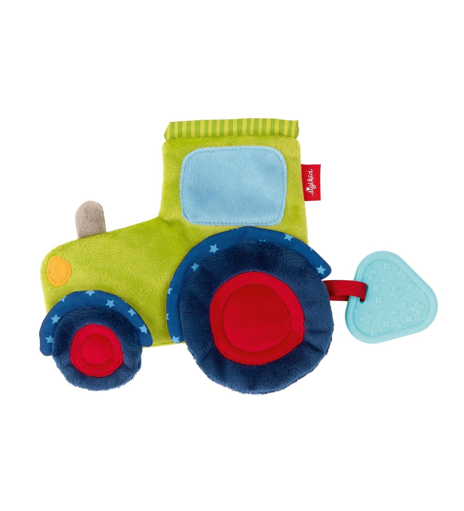 Buy SIGIKID 42301 Active Crinkle Cloth Tractor Toy for Babies | Green/Blue | Ideal from Birth | Perfect for Girls & Boys - Buy Online on GoSupps.com