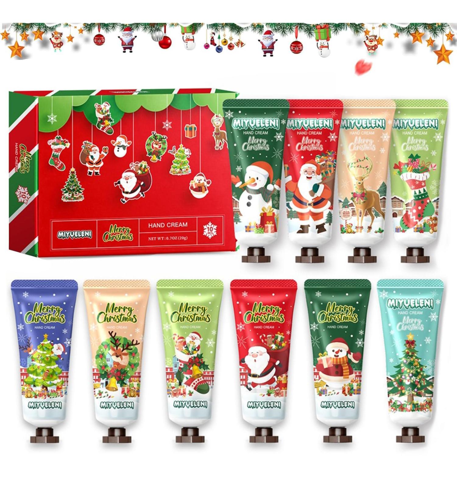  BAOSROY Set of 10 hand creams small Christmas gifts hand creams for women elf gifts for colleagues hand creams for women - Buy Online on GoSupps.com