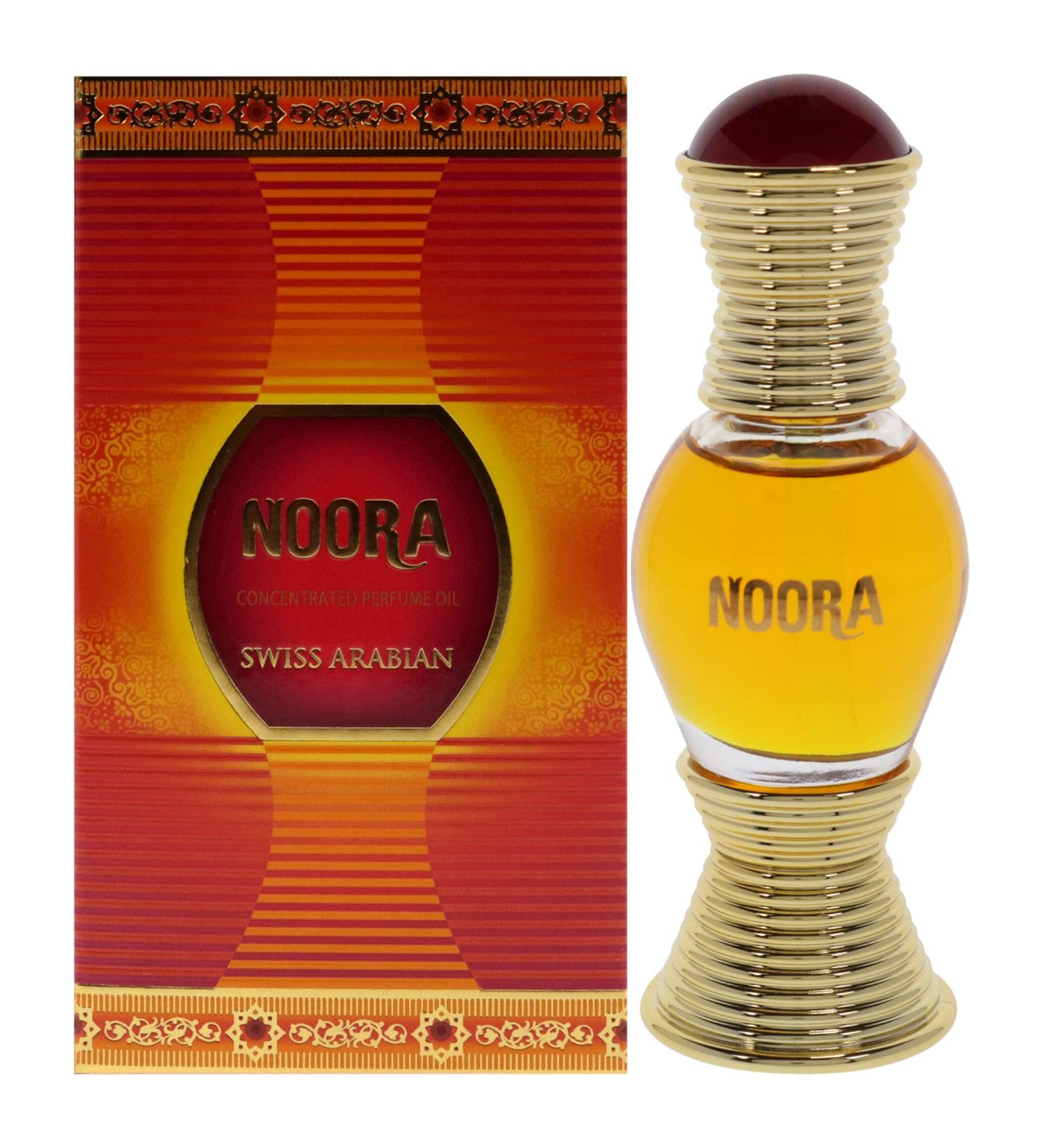 Swiss Arabian Noora - Luxury Products From Dubai - Long Lasting And Addictive Personal Perfume Oil Fragrance - A Seductive Signature Aroma - 0.6 Oz - Buy Online on GoSupps.com