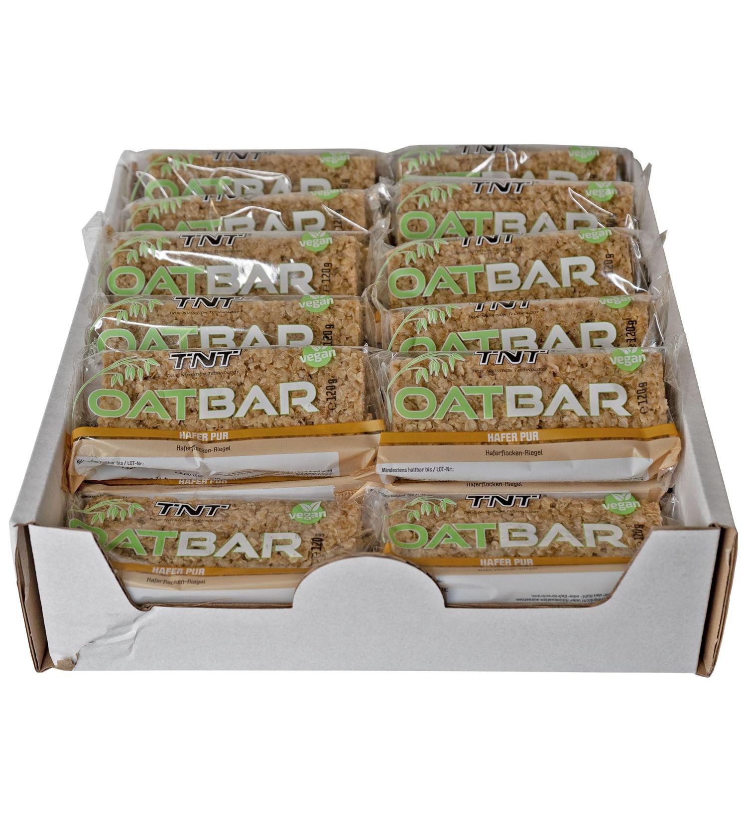  True Nutrition Technology TNT - Oatbar 30 x 120g Cereal bar with oat flakes Delicious taste and pleasant texture Natural flavors carbohydrate bars (carton of 30) Convenient energy bar (oats) - Buy Online on GoSupps.com