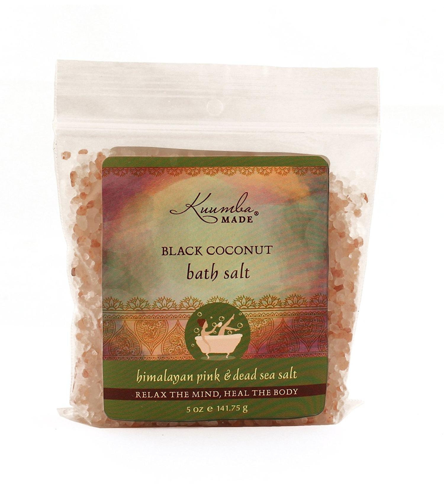 KUUMBA MADE Black Coconut Bath Salt  5 OZ