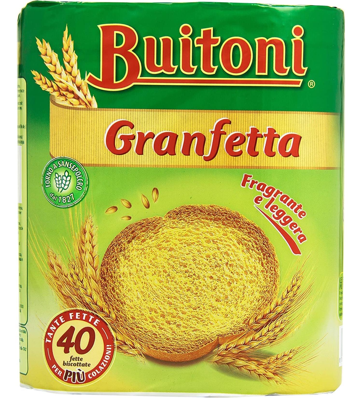  Buitoni 3 x Buitoni Granfetta Fatty Biscottate 40 fats flavored and lightly biscuited 300 g - Buy Online on GoSupps.com