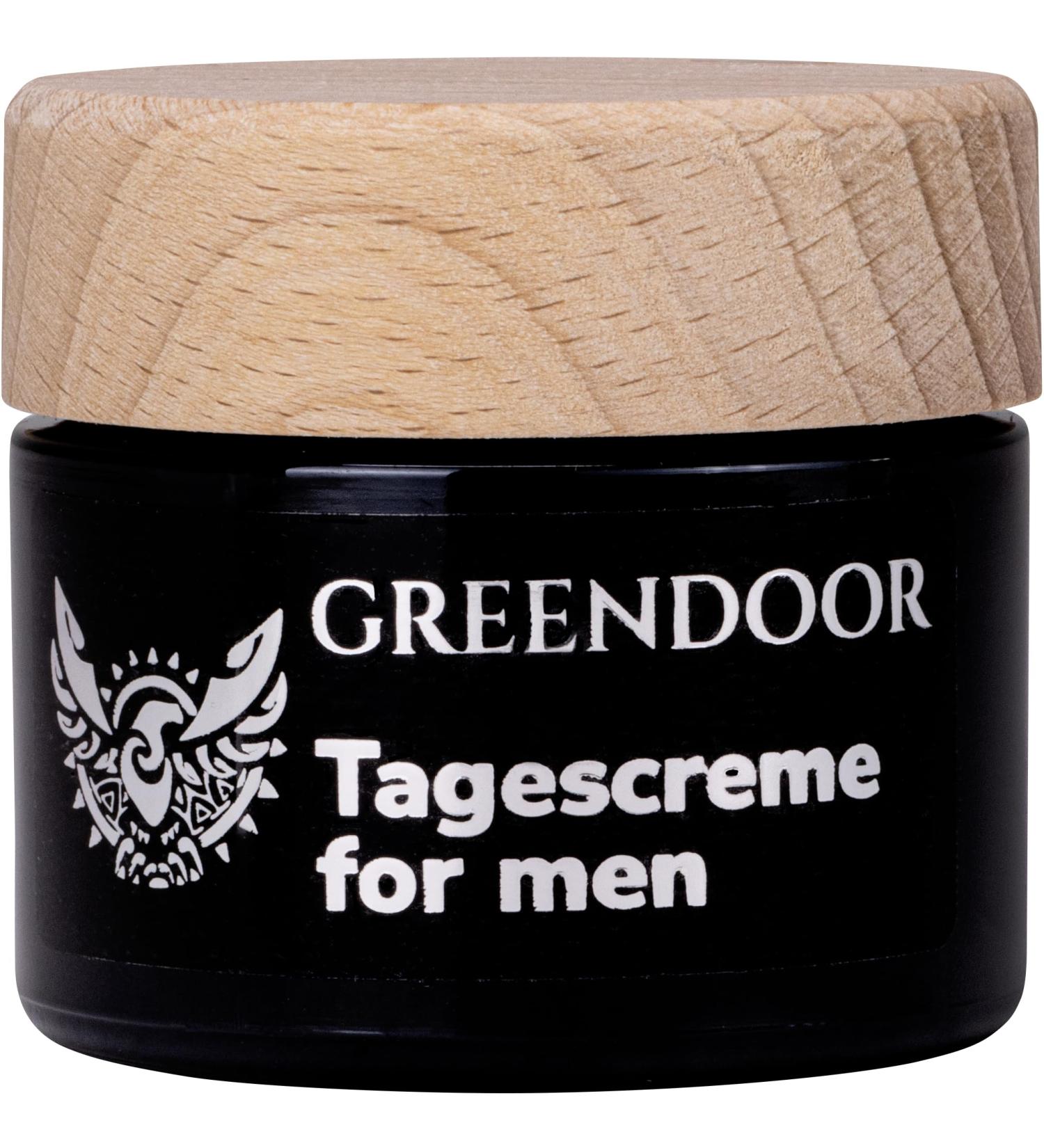 Greendoor moisturizing day cream for men's face 50ml vegan optimally absorbed protects with organic algae non-greasy without oily shine natural cosmetics - Buy Online on GoSupps.com