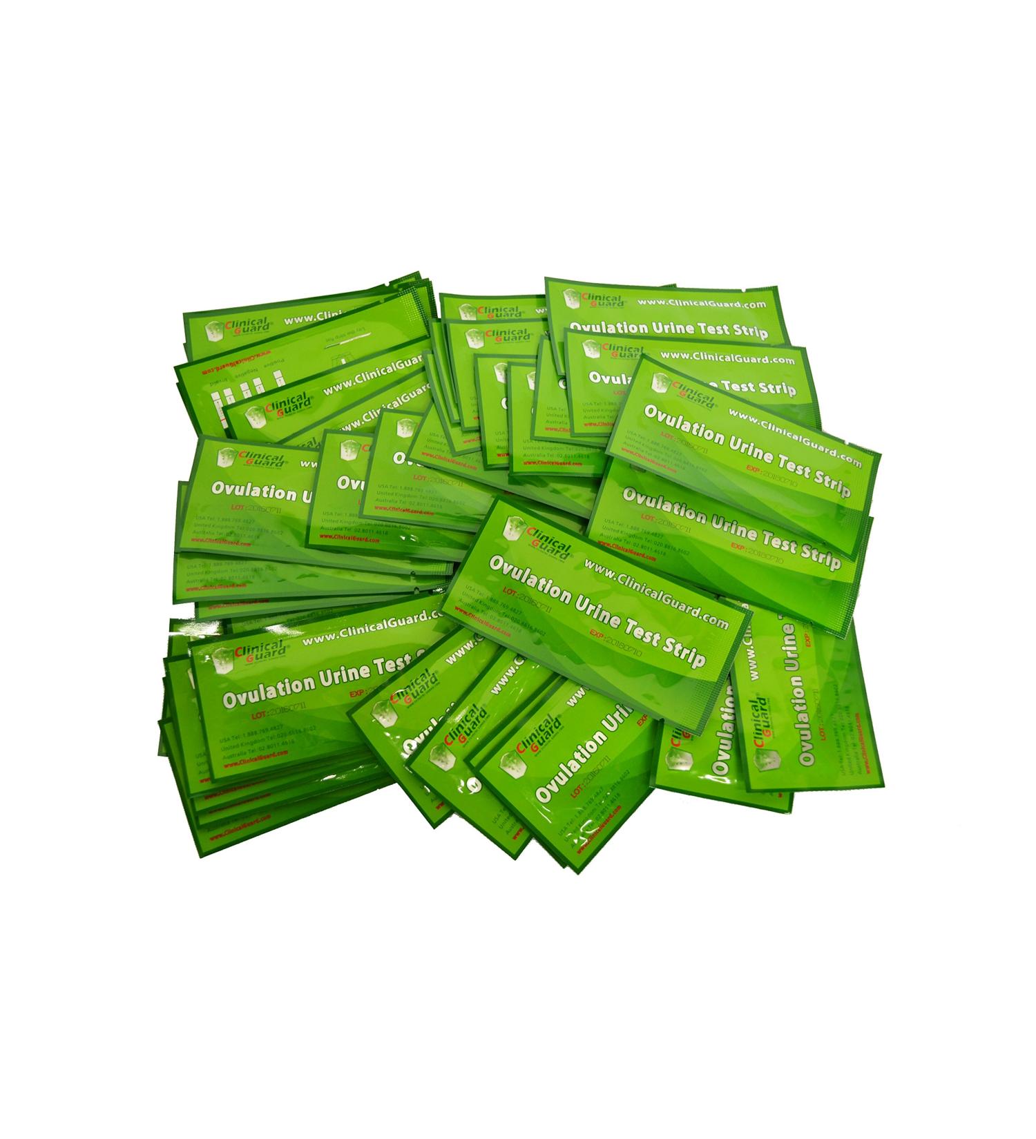 Clinical Guard Ovulation Test Strips - Pack of 50 | Accurate & Reliable Ovulation Predictor Kit - Buy Online on GoSupps.com