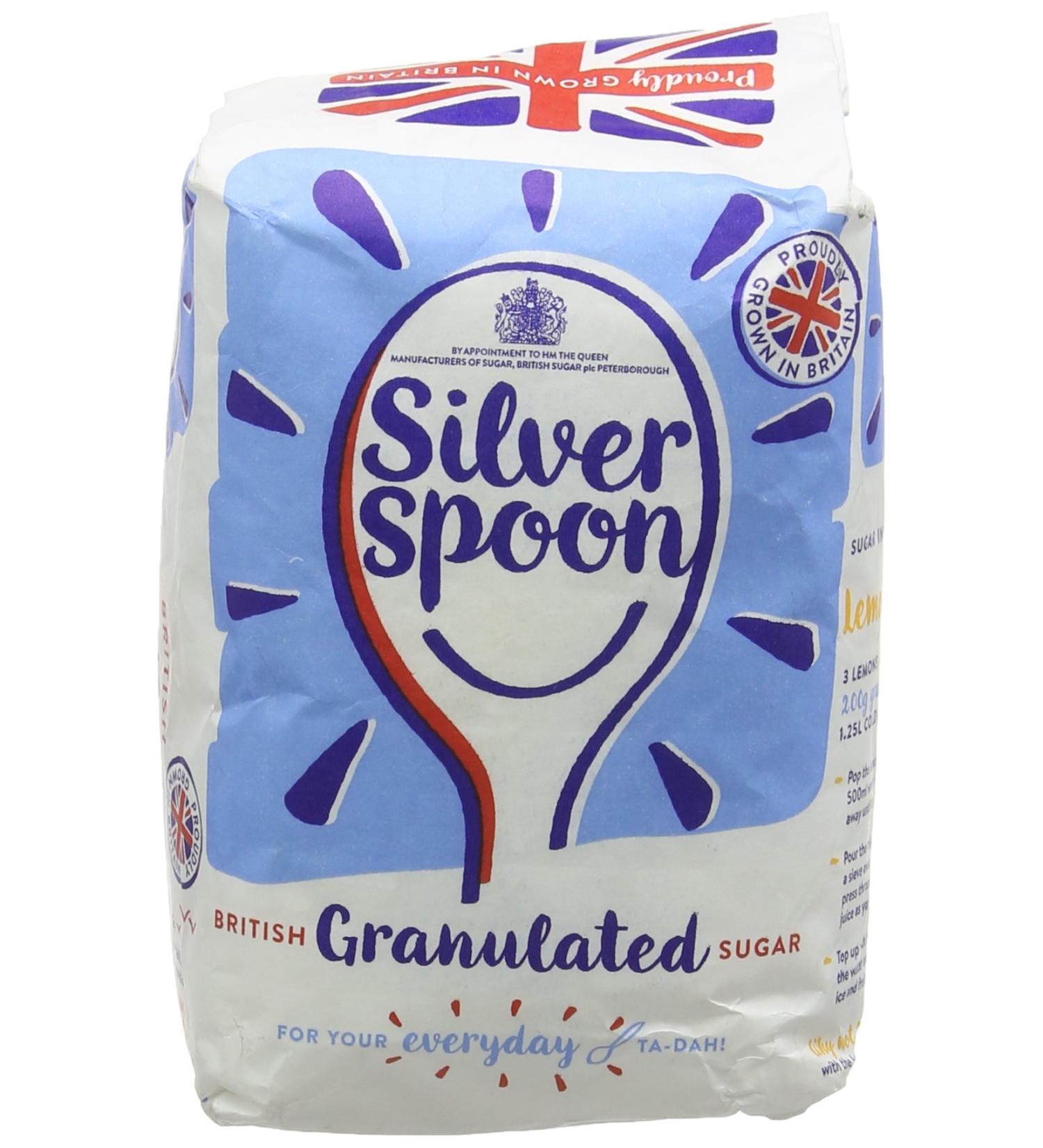 Silver Spoon Granulated Sugar 1kg - Premium Quality Sugar for Baking and Cooking - Pack of 1 - Buy Online on GoSupps.com