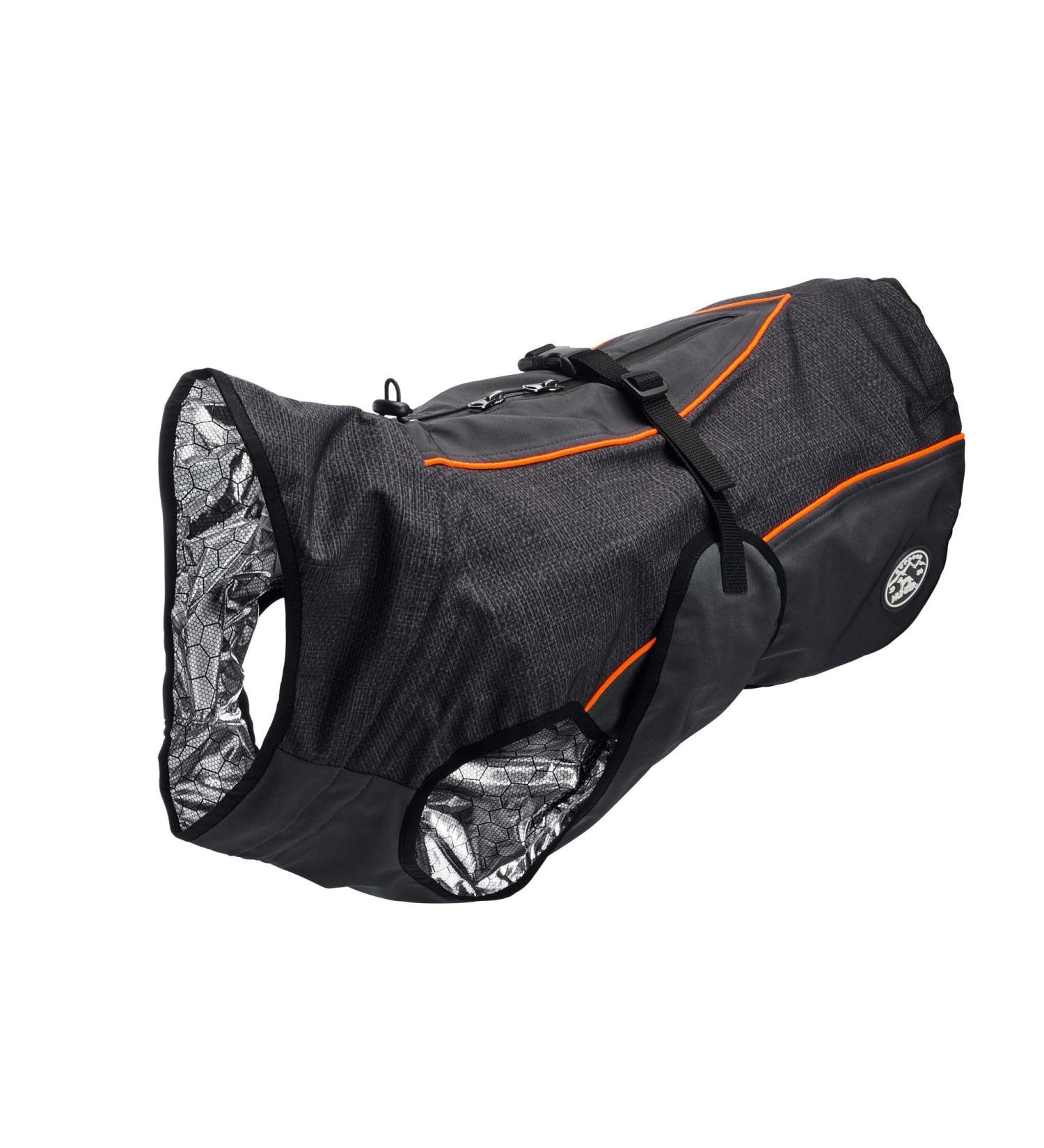 HUNTER Uppsala Thermo Dog Coat - Thermal & Water-Repellent Size 35 Anthracite | International Shipping Available - Buy Online on GoSupps.com