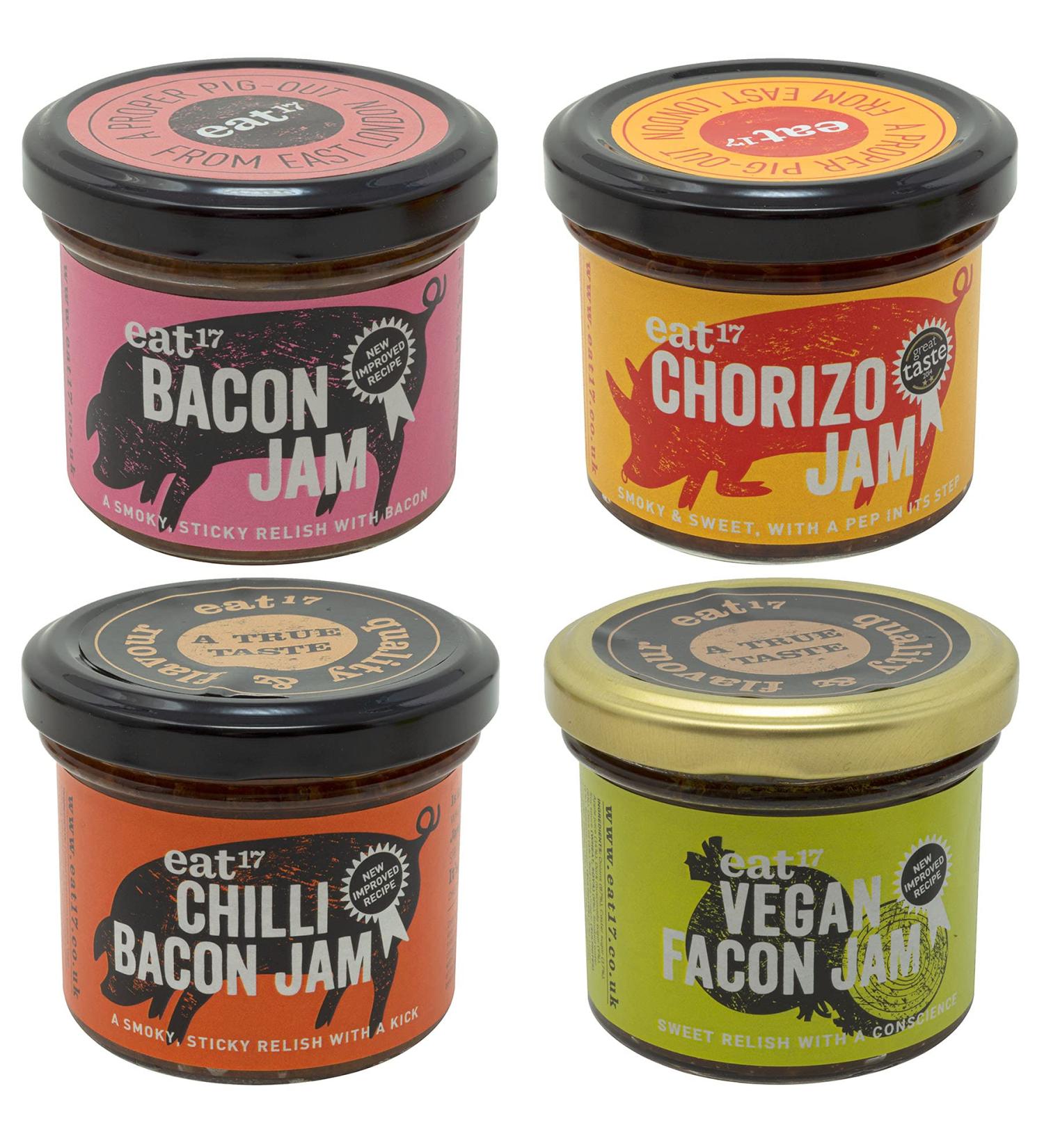 Eat 17 Jam Set of Four