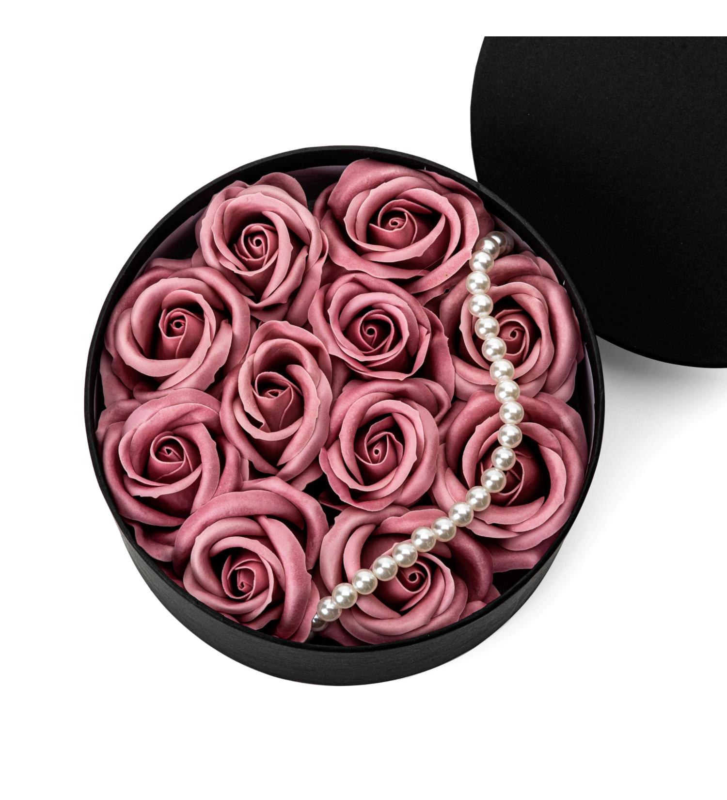 Luxury Flower Bath Soap Gift Box - Beautiful Scented Roses & Carnations for Birthdays Valentine's Day & Mother's Day - Buy Online on GoSupps.com