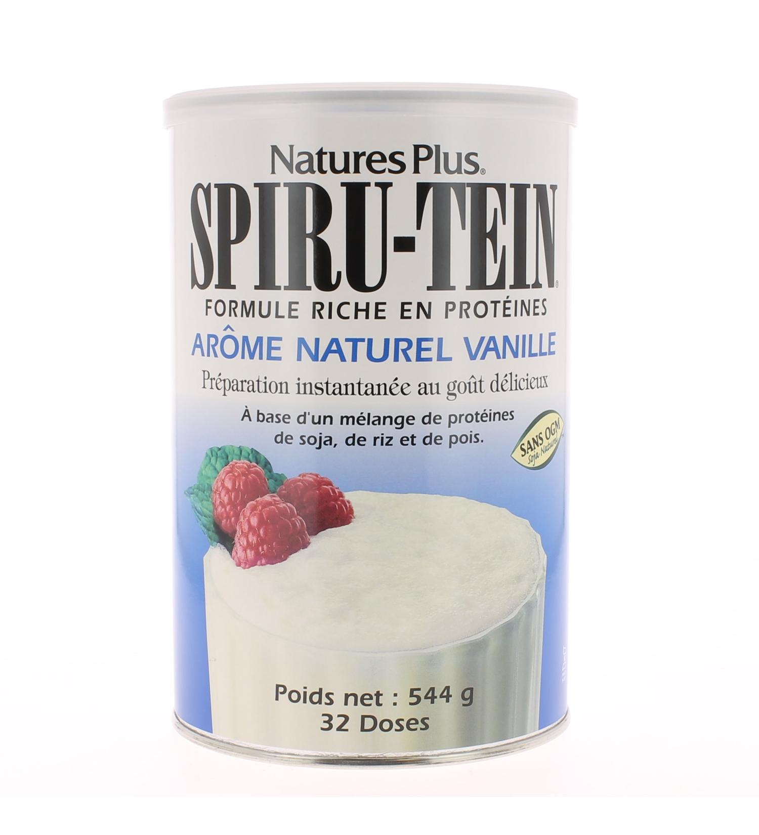 Nature s plus - Spiru-tein vanilla - 544 g powder - A balanced diet