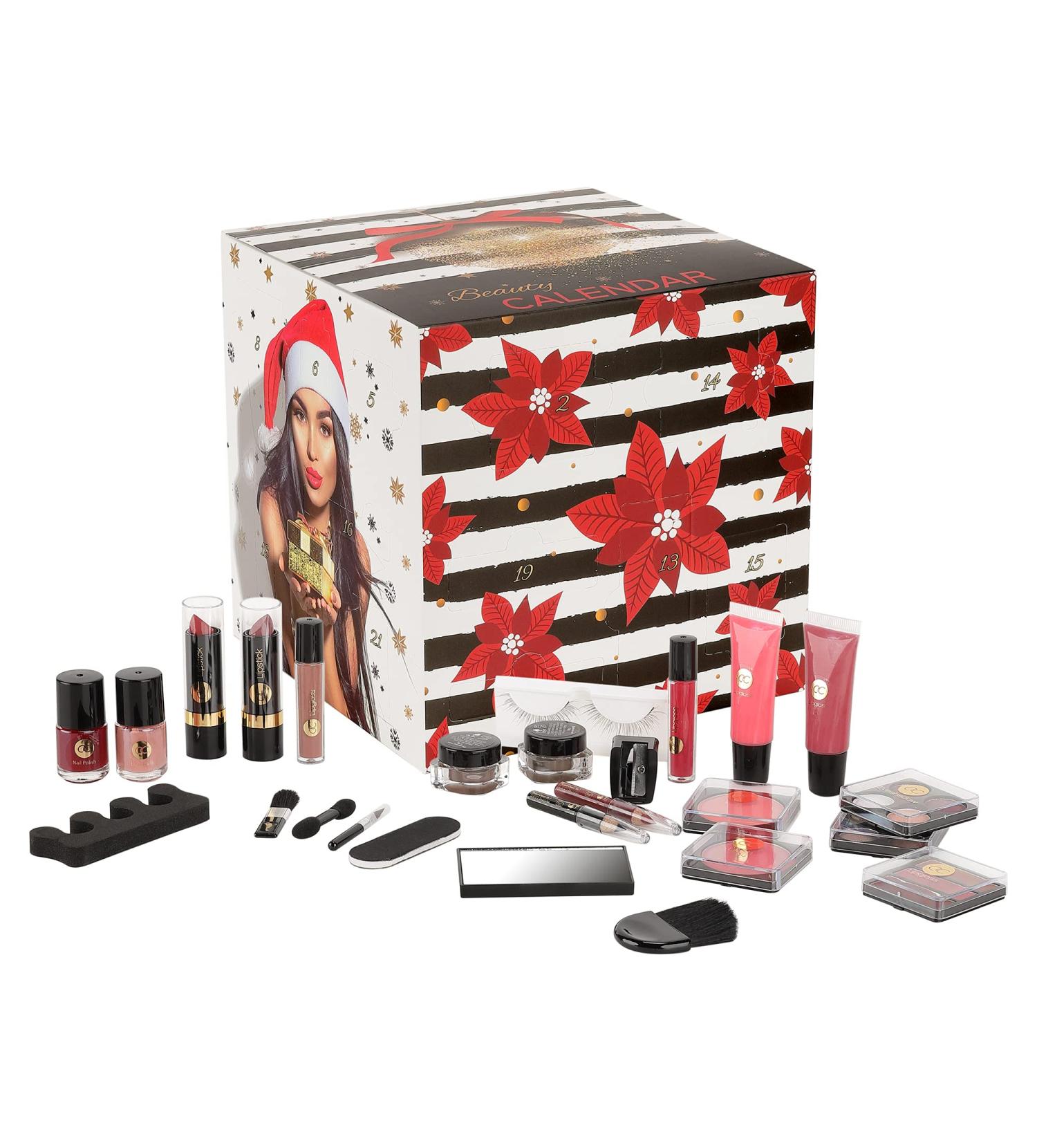 Accentra Cosmetics Advent Calendar | 24 Nail & Makeup Essentials for Teen Girls & Women | International Shipping - Buy Online on GoSupps.com