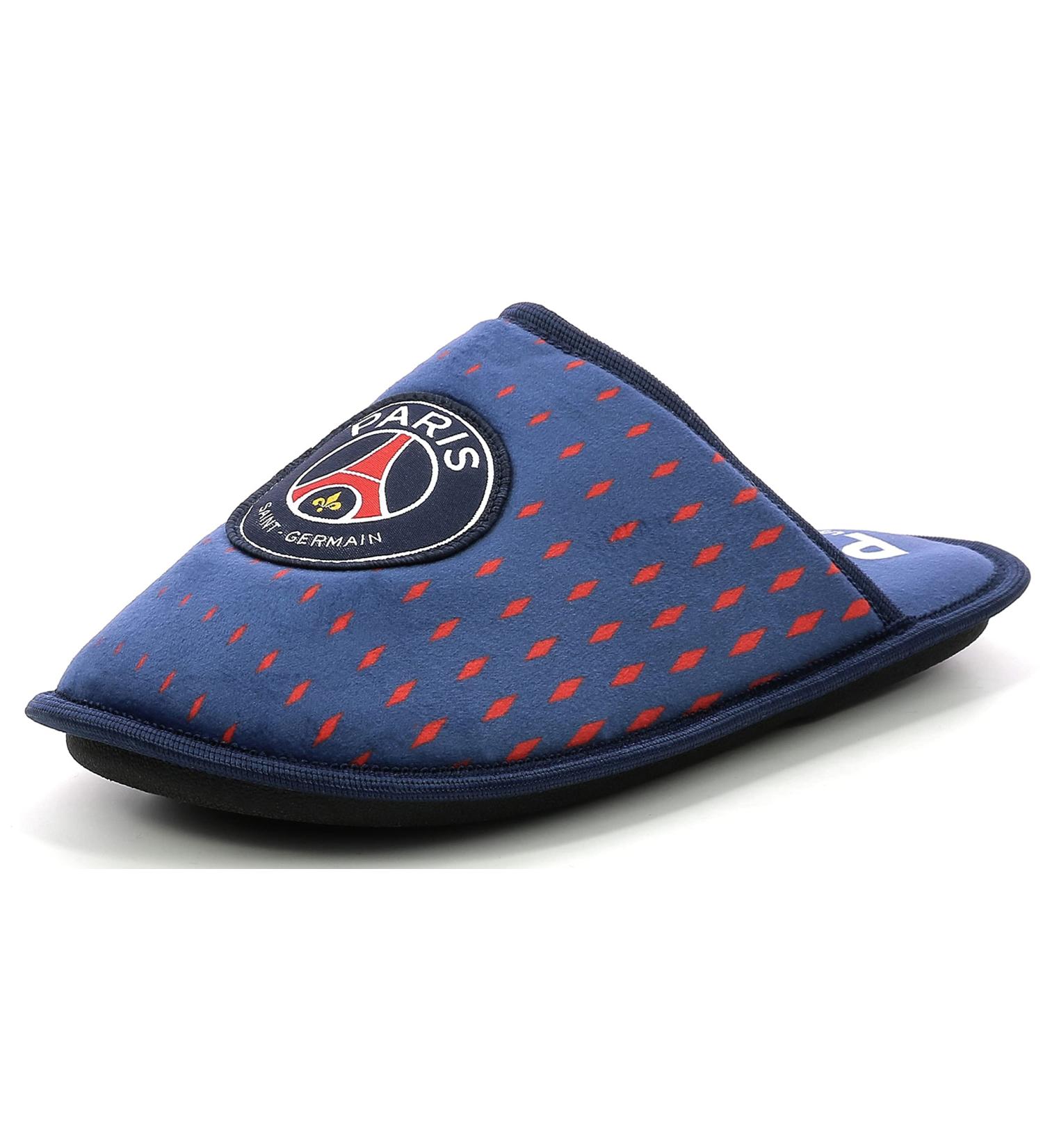 Buy Official PARIS SAINT-GERMAIN Slippers | PSG Blue Size 39 EU - International Shipping Available - Buy Online on GoSupps.com