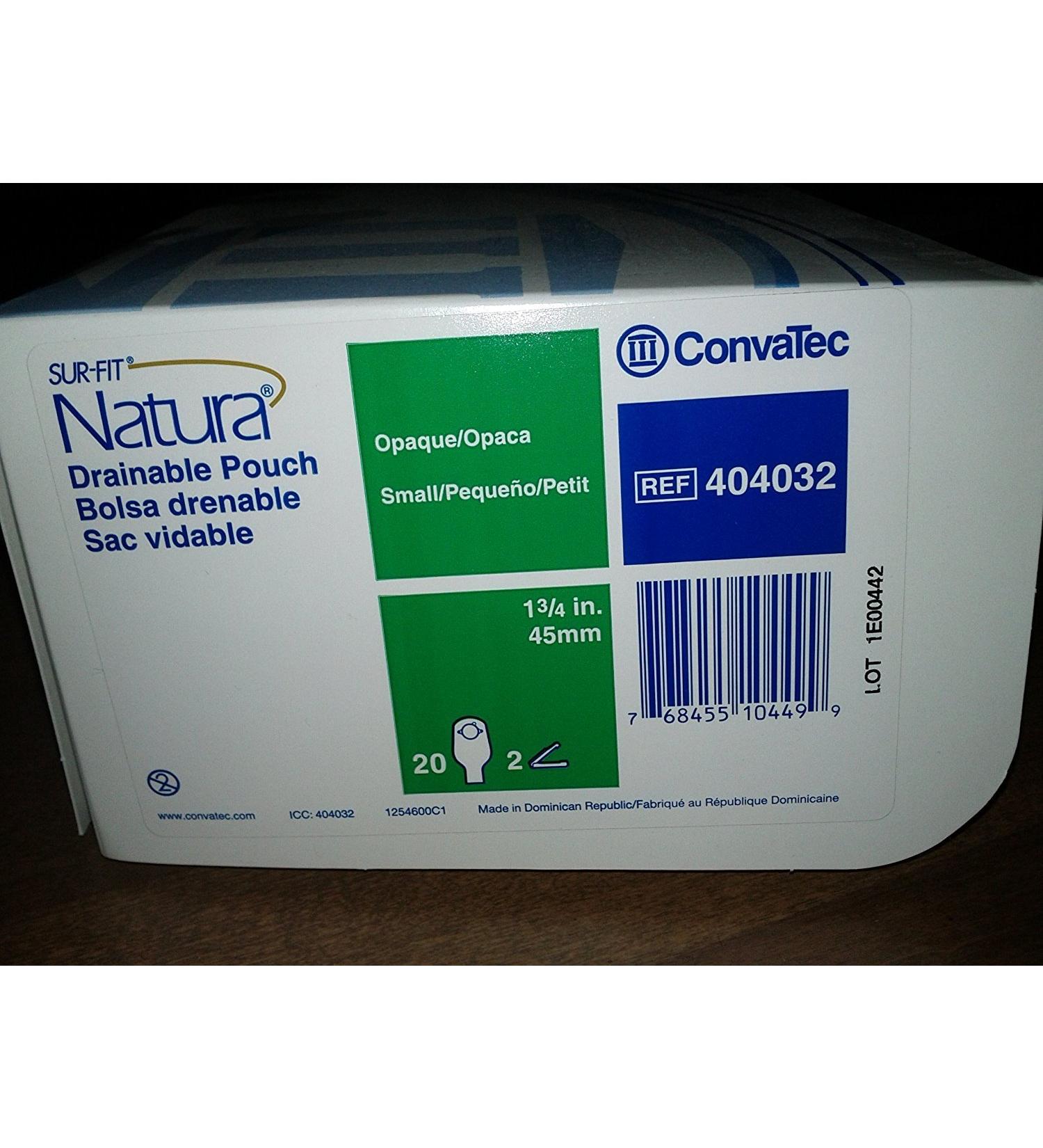 Buy SUR-FIT Natura Drainable Pouch - Opaque 2-Sided Comfort Panel 1 3/4 (45mm) | Qty 20 - International Shipping Available - Buy Online on GoSupps.com
