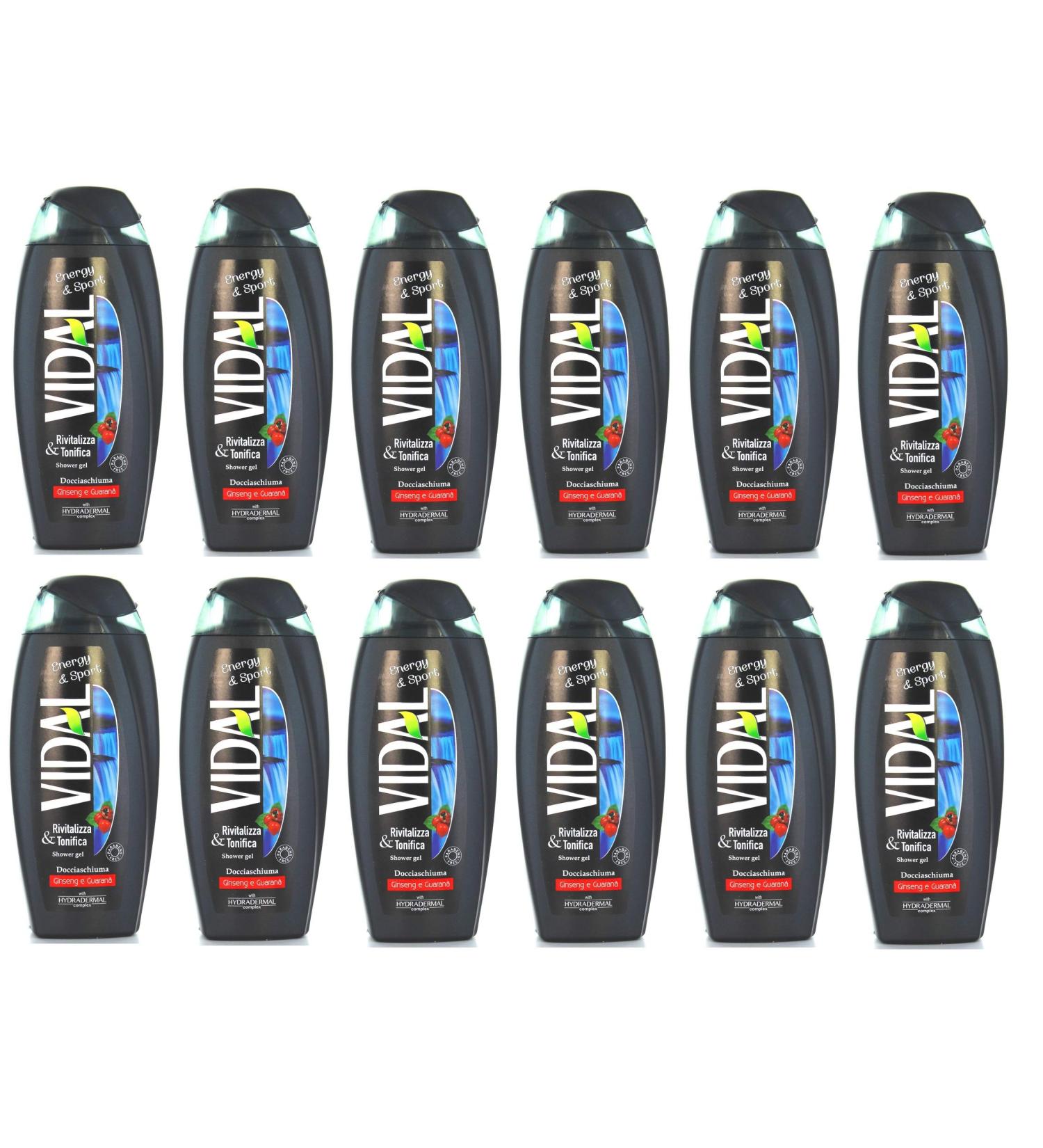 Vidal Energy & Sport Ginseng Pack of 12