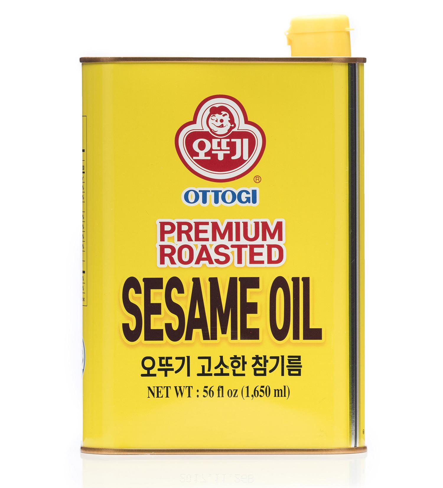 Ottogi Premium Roasted Sesame Oil - 56 fl.oz. (1650ml) - Buy Online on GoSupps.com