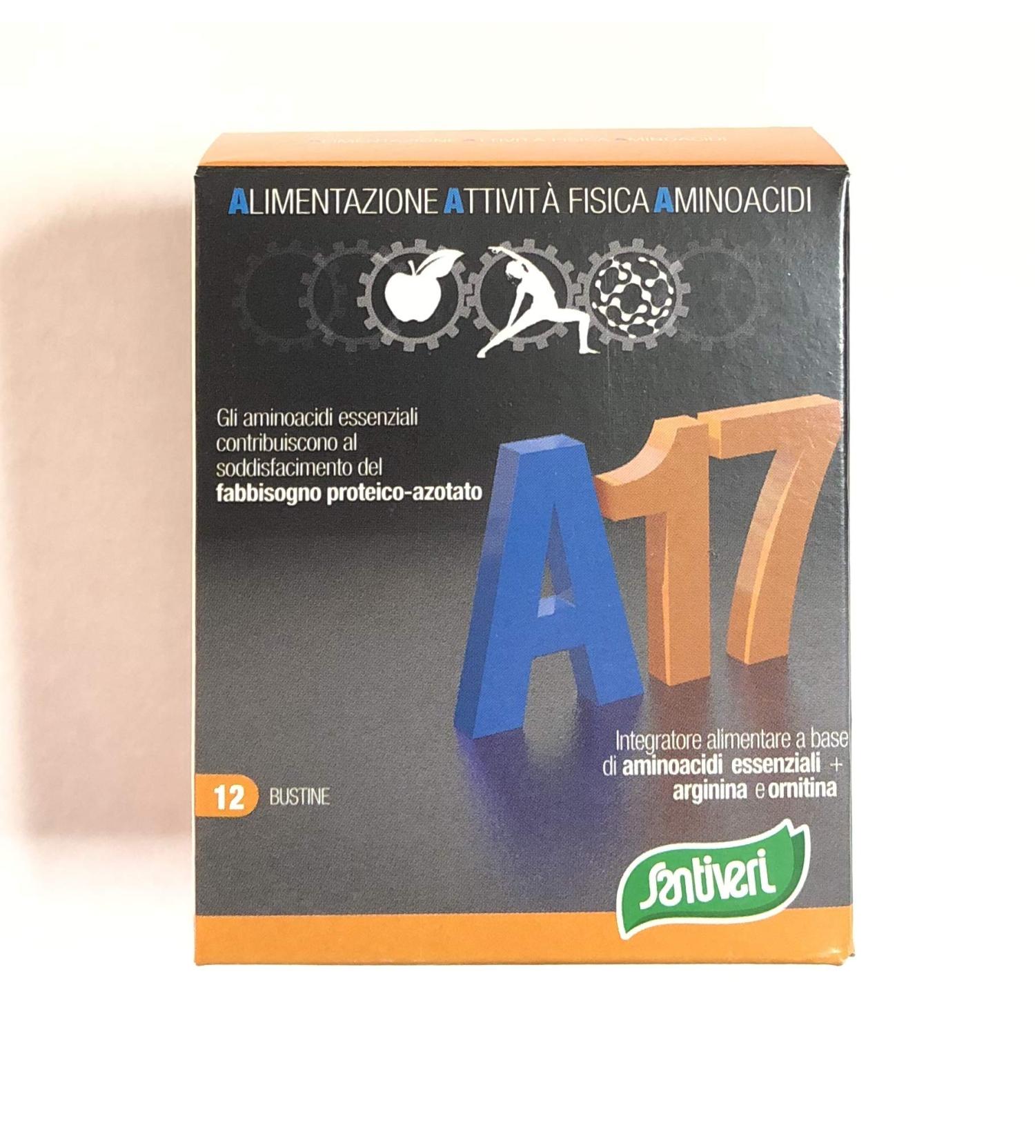 SANTIVERI SANTIVERI - A17 of 12 sachets - Food supplement based on essential amino acids