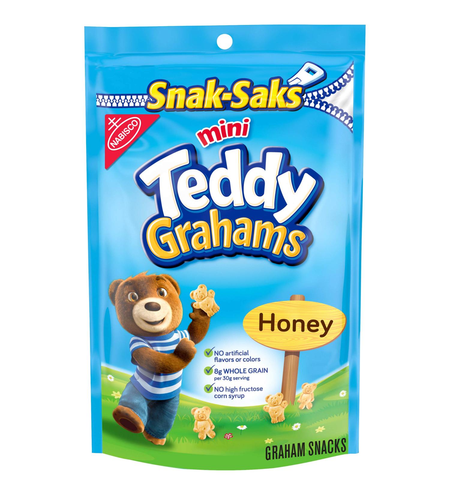 Teddy Grahams Honey Graham Snacks - 8oz Bag | Buy Internationally Online - Buy Online on GoSupps.com