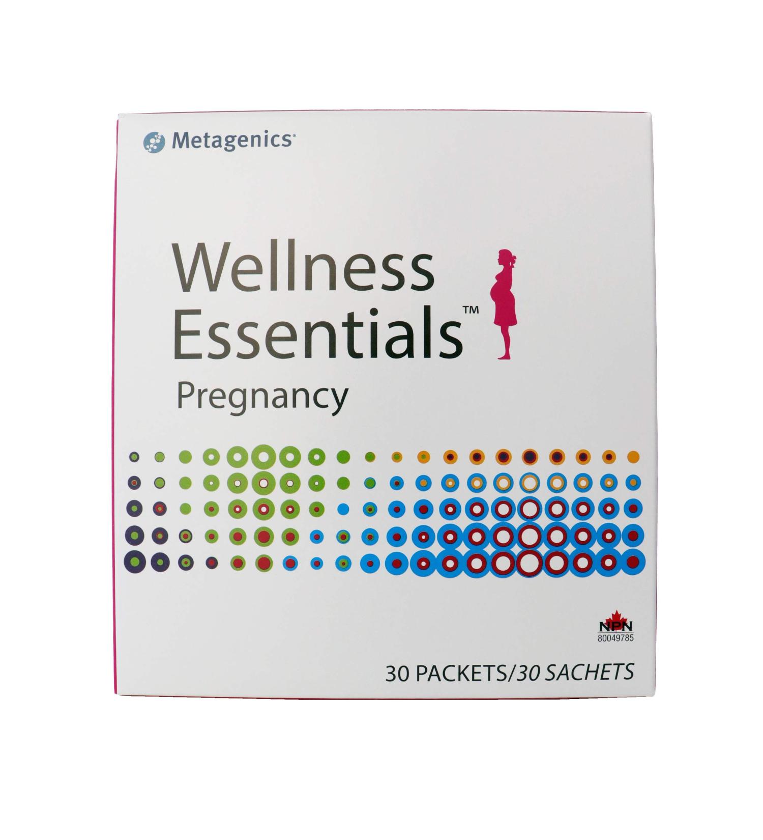 Metagenics Wellness Essentials Pregnancy - Vitamin Supplement Packet to Help Support the Nutritional Needs of Pregnant Women and Healthy Fetal Development - 30 Packets - Buy Online on GoSupps.com
