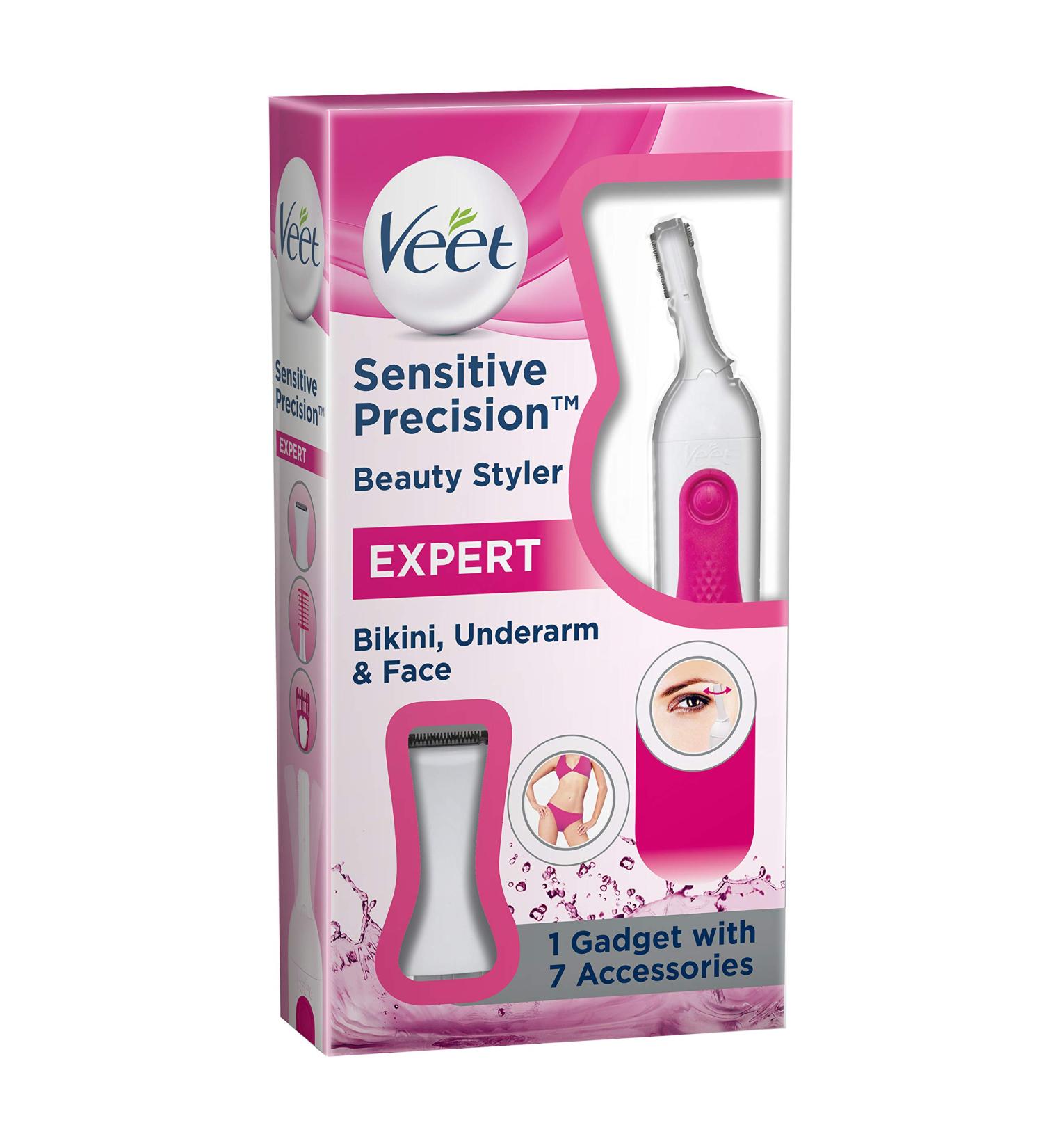 Veet Precision Trimmer White 2 - Easy and Gentle Hair Removal - Buy Online on GoSupps.com