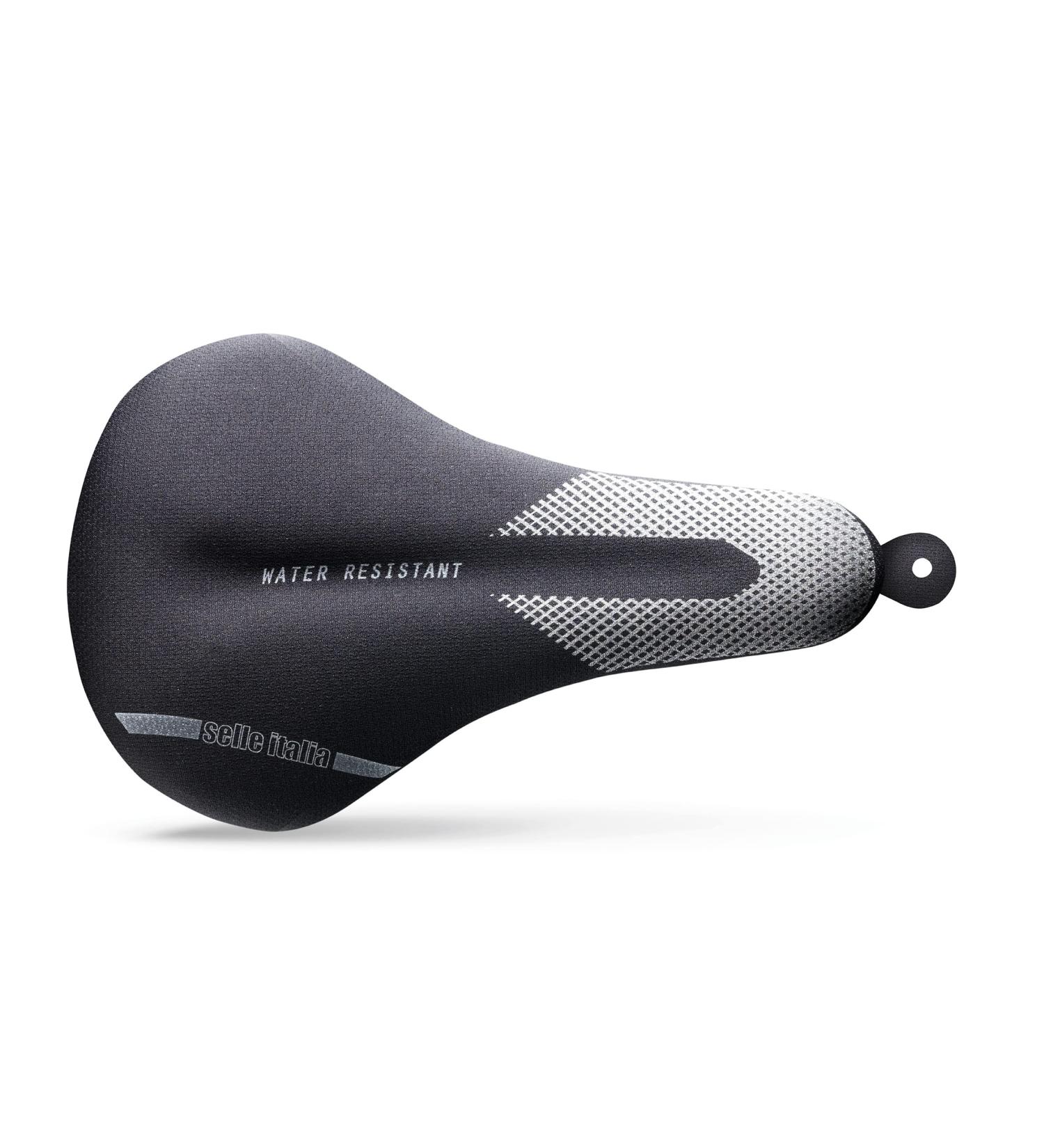 Selle Italia Comfort Booster Bike Seat Cover for Men and Women - Water-Resistant Elastic Fit - Ideal for Road, Gravel, Mountain, Exercise, Spin, and Stationary Bikes - Buy Online on GoSupps.com