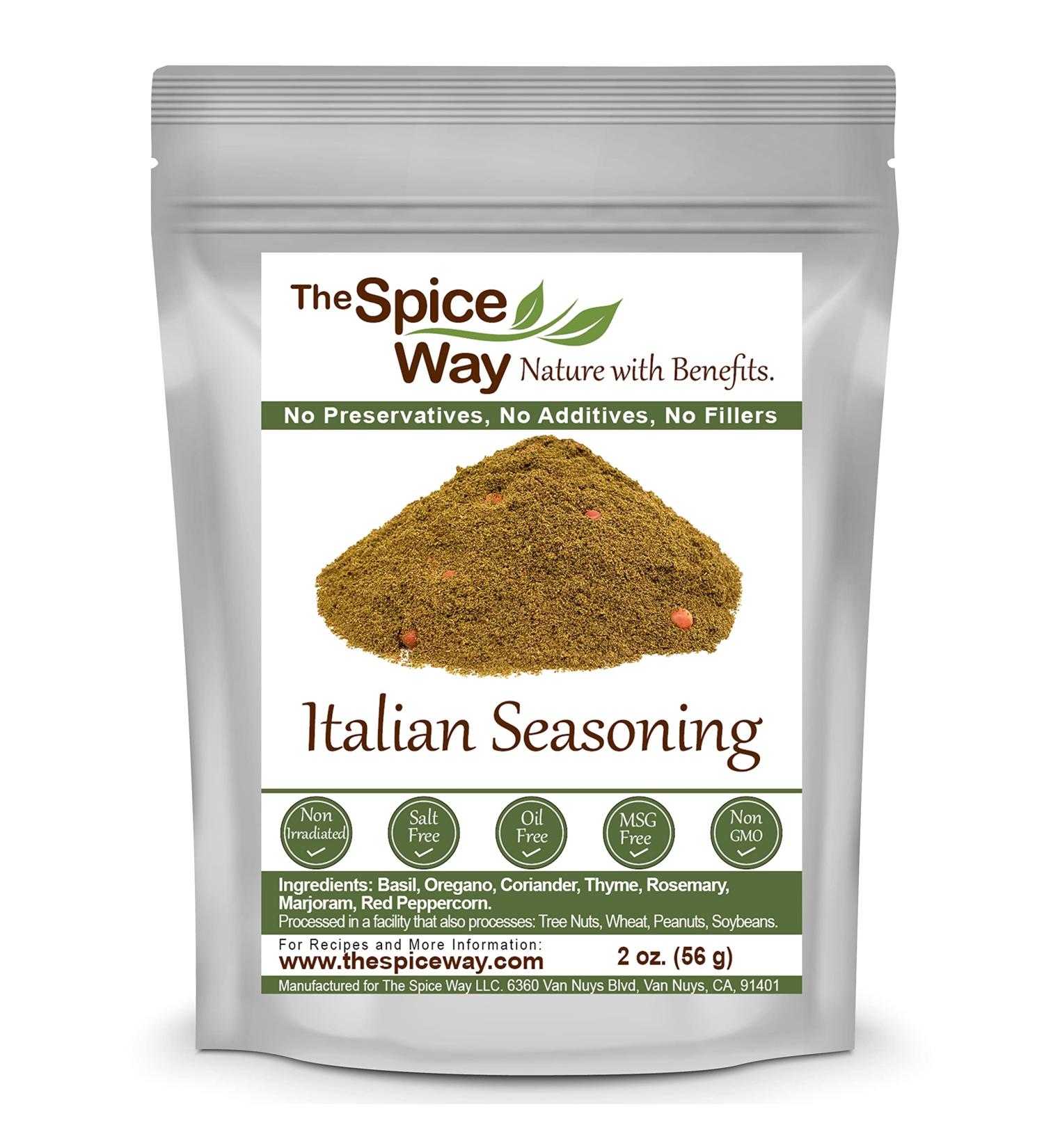 The Spice Way Italian Seasoning - Gourmet Blend of Italian Herbs & Spices | Ideal for Pasta, Pizza & More | 2 oz - Buy Online on GoSupps.com