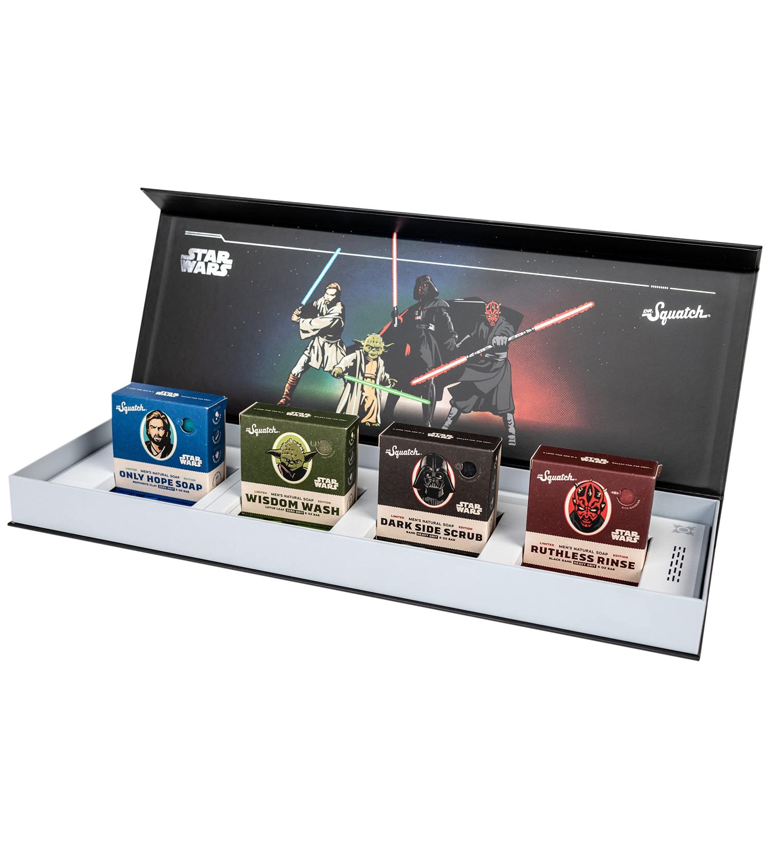 Dr. Squatch Star Wars Soap Collection with Collector's Box - Men's Natural Bar Soap Bundle - Buy Online on GoSupps.com