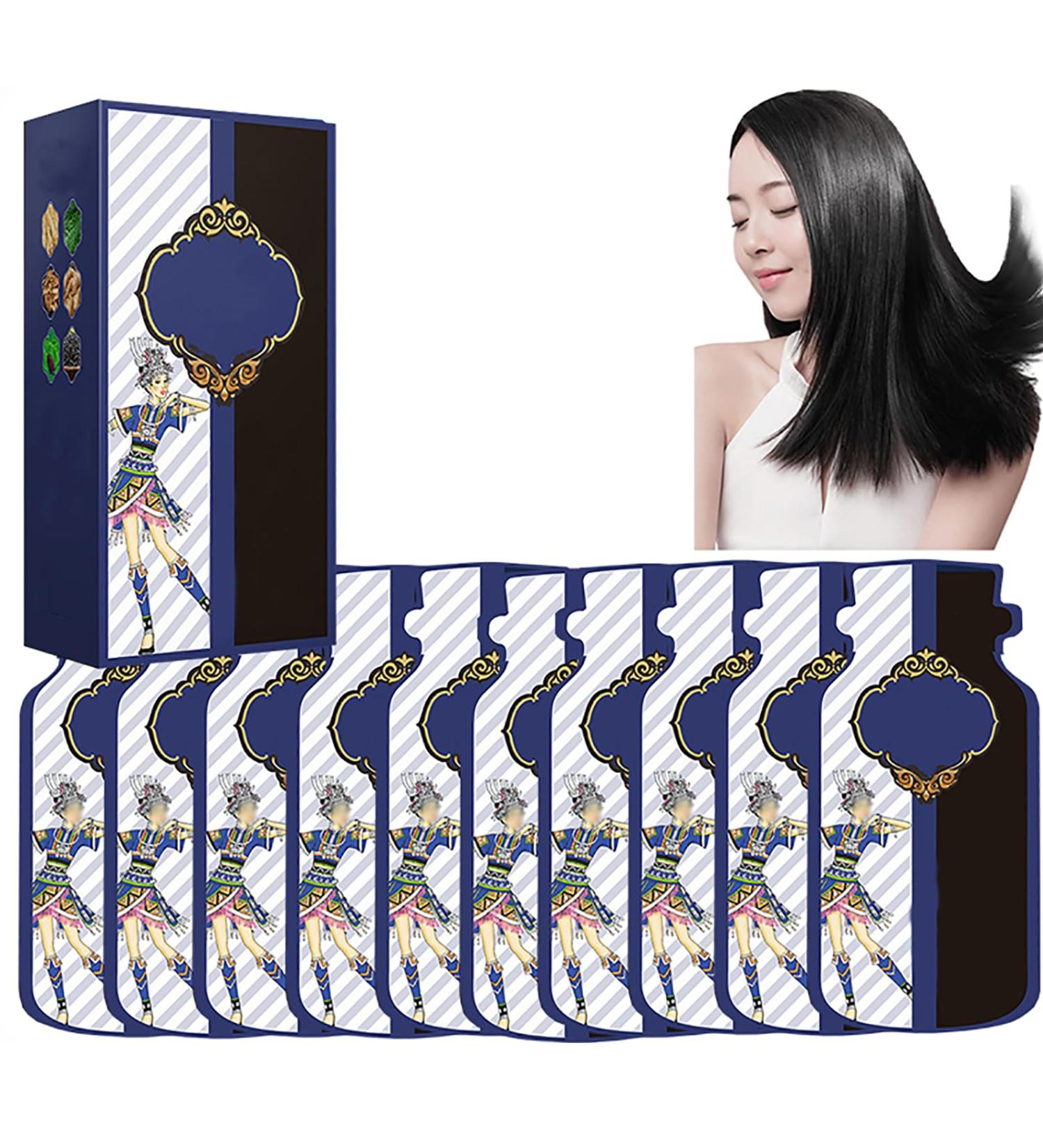 Natural Botanical Hair Dye New Botanical Bubble Hair Dye 30ml 10 packs/box Natural Botanical Hair Dye Botanical Bubble Hair Dye (Natural black 2 box) - Buy Online on GoSupps.com