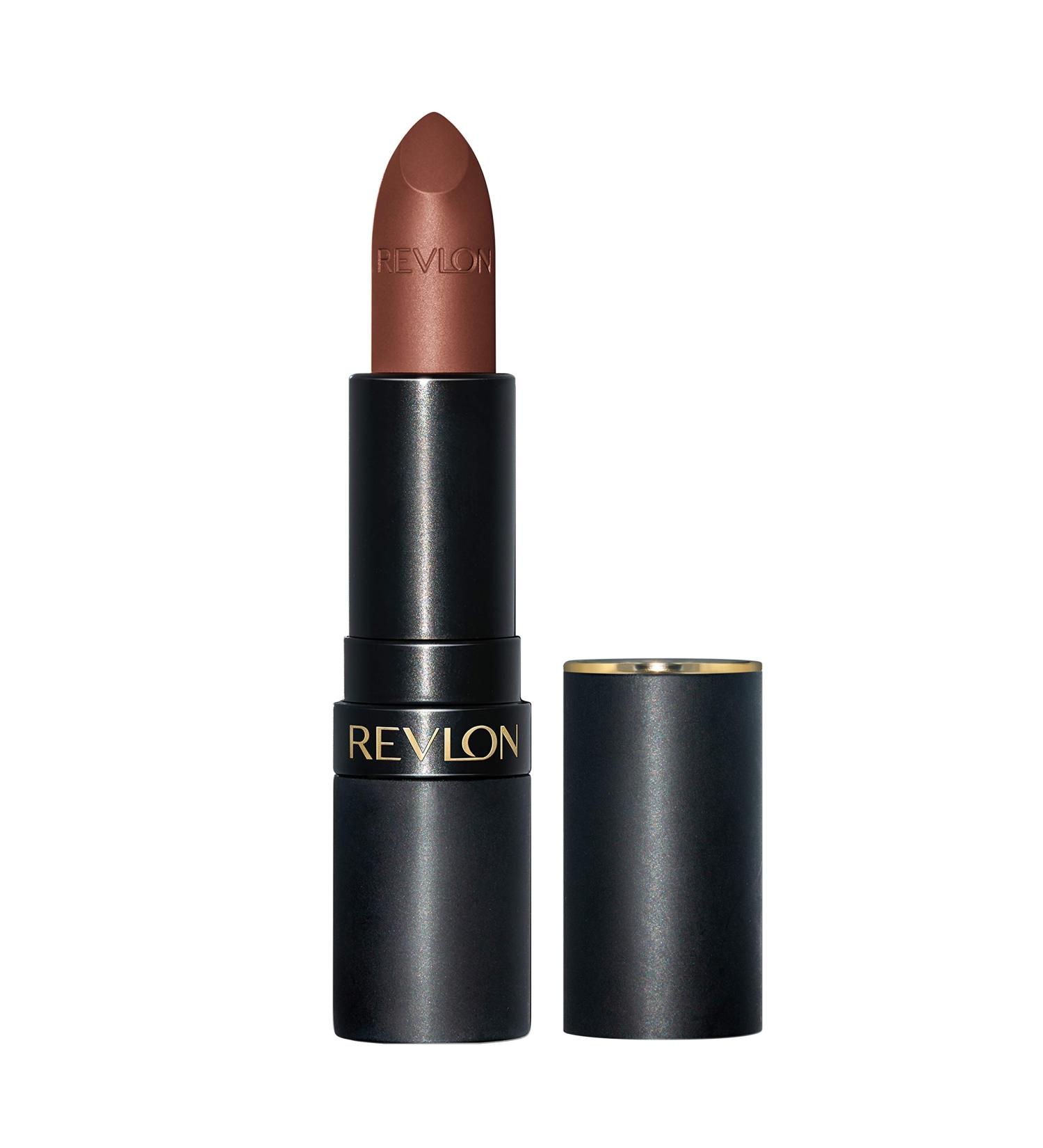 REVLON Super Lustrous The Luscious Mattes Lipstick - Brown 013 Hot Chocolate - 0.15 oz - Buy Online on GoSupps.com