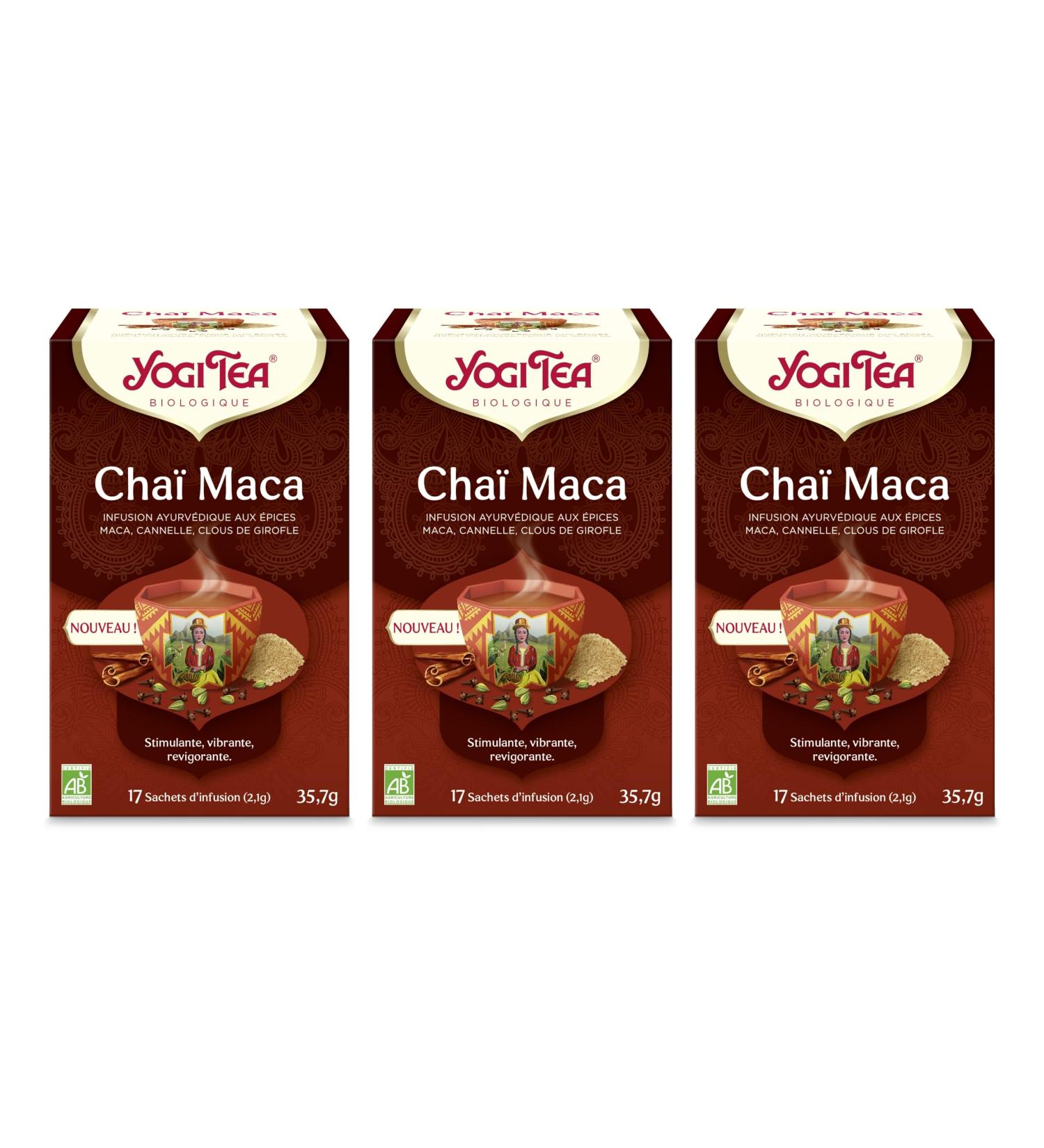 YOGI TEA Cha Doux Infusion Bio Tisane Naturellement Sans Caf ine M lange d'Anis Fenouil et R glisse 102 (6x17) Sachets de Th