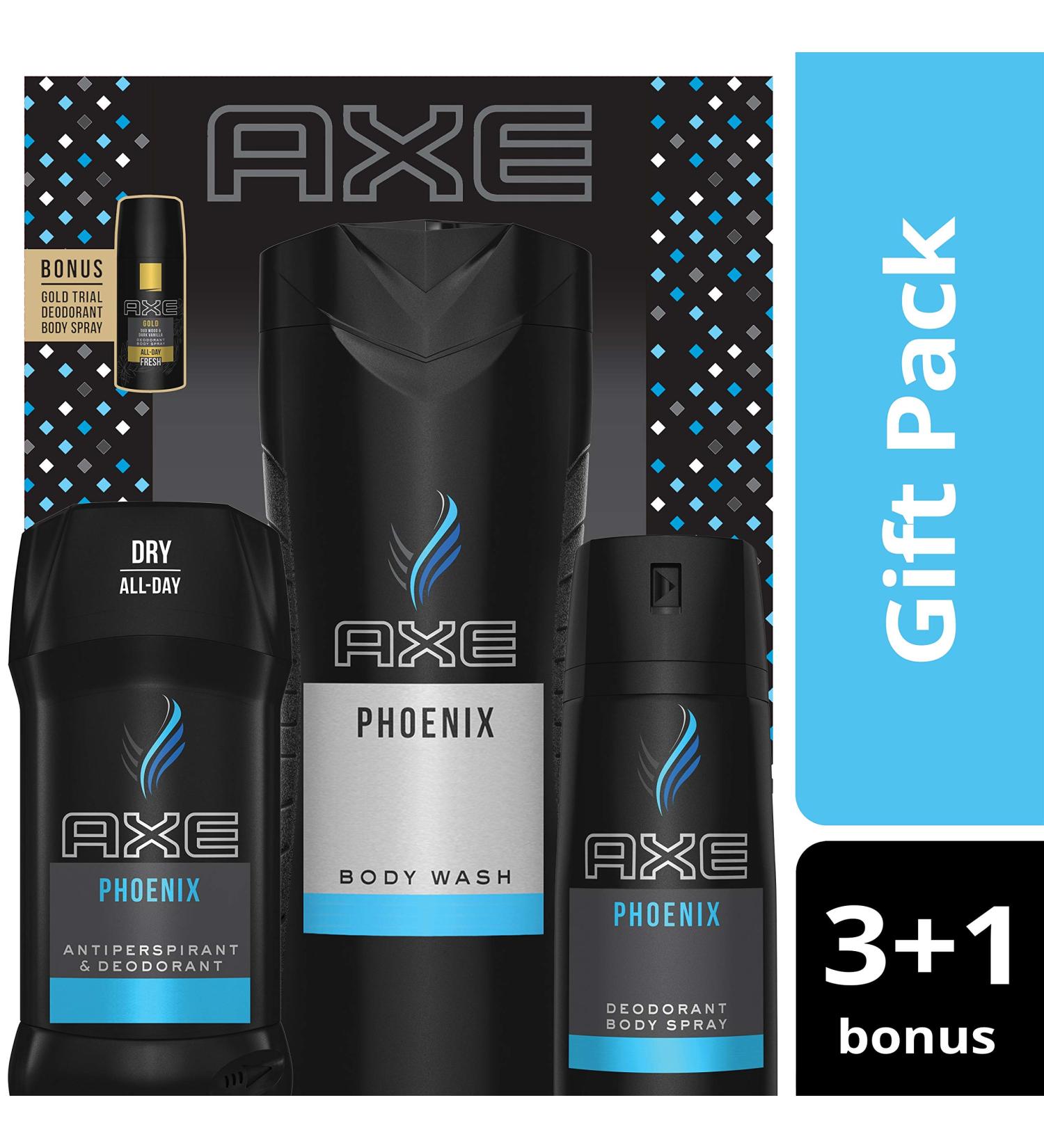 AXE Phoenix 4 Piece Gift Set - Premium International Shipping | Perfect Gift for Him - Buy Online on GoSupps.com