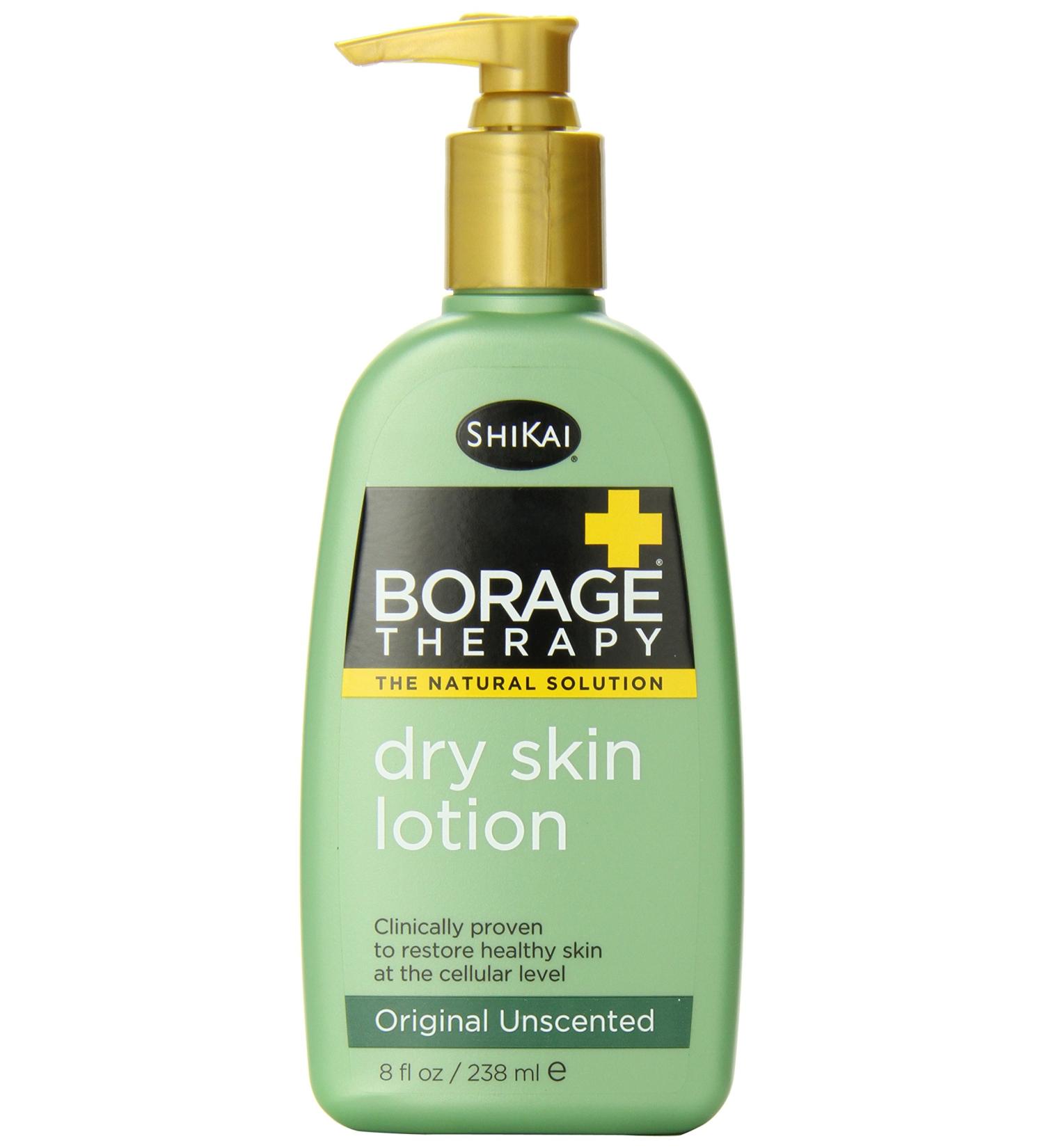 ShiKai Borage Therapy Dry Skin Lotion - Soothing Relief for Dry, Itchy Skin - Unscented - 8 oz - Buy Online on GoSupps.com