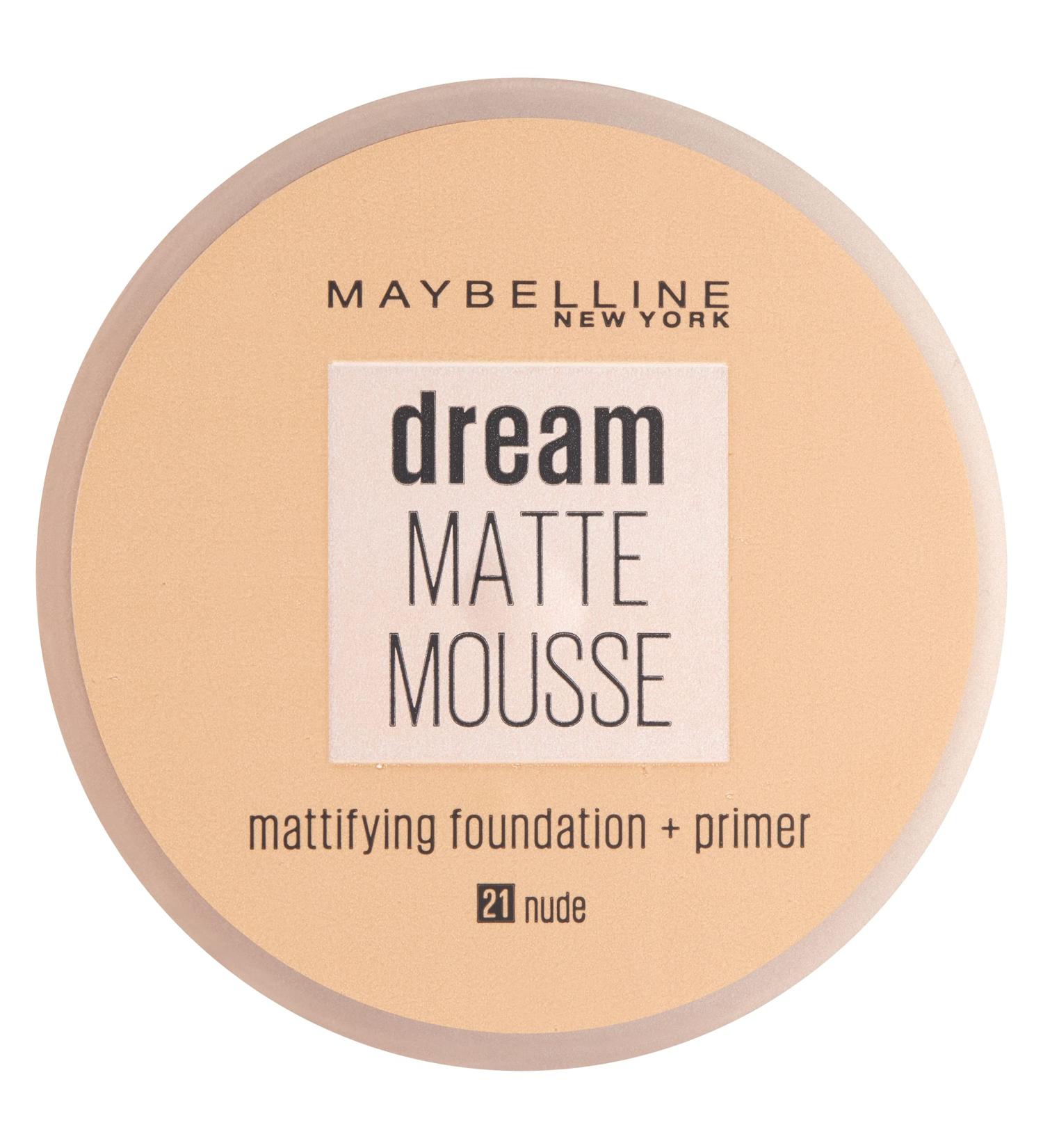 Maybelline Dream Matte Mousse 021 Nude 18ml - Pack of 1 - Buy Online on GoSupps.com