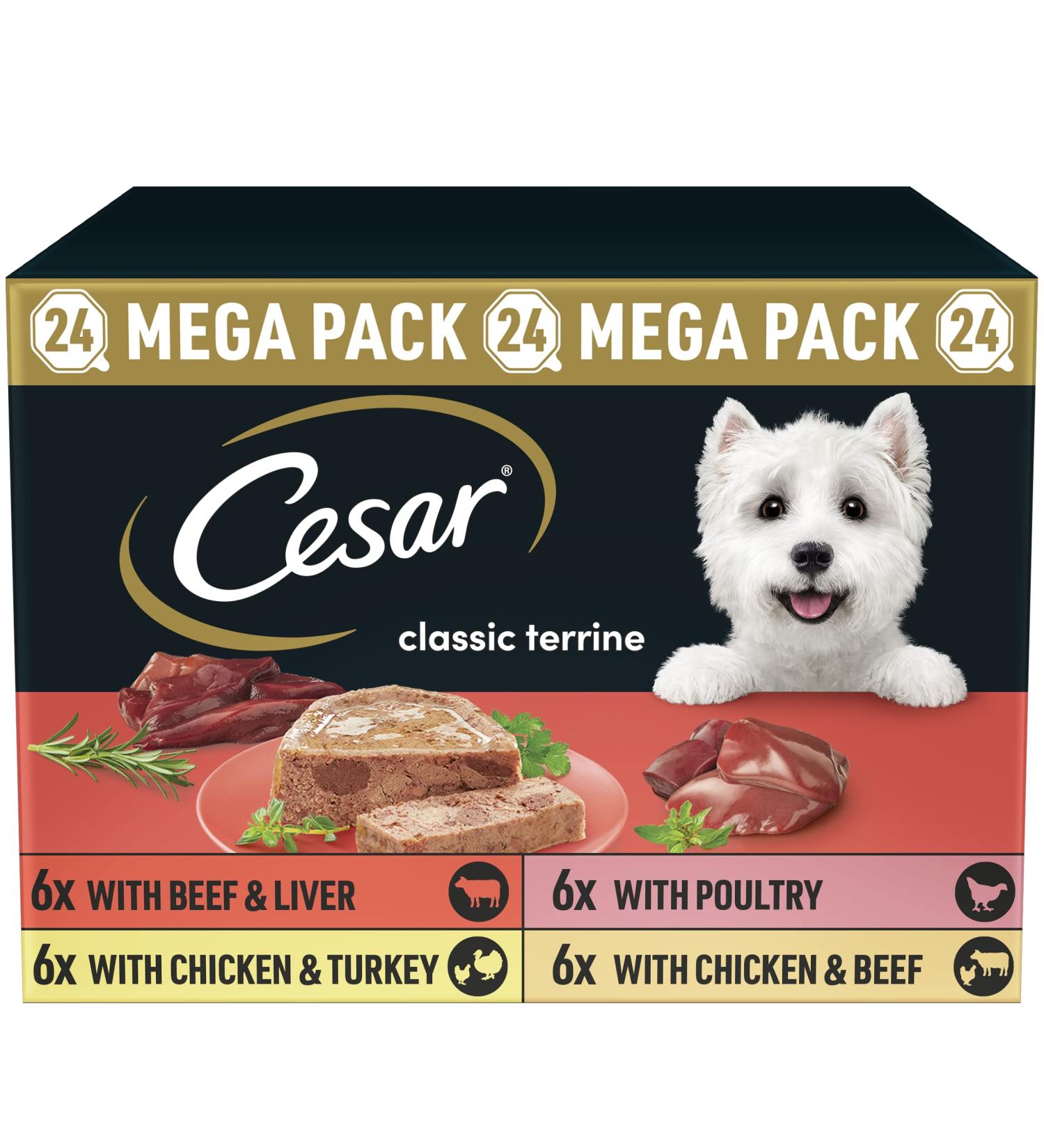 Cesar Country Stew Dog Food Chicken and Vegetable 24 x 150 g Country Stew with Chicken & Vegetable in Gravy 150 g (Pack of 24) - Buy Online on GoSupps.com