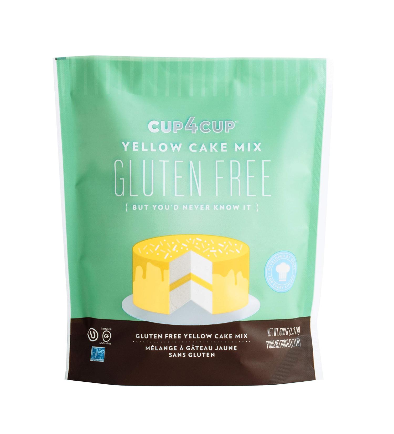 Cup4Cup Gluten Free Yellow Cake Mix - 1.32 lbs | Delicious & Easy Baking - Buy Online on GoSupps.com