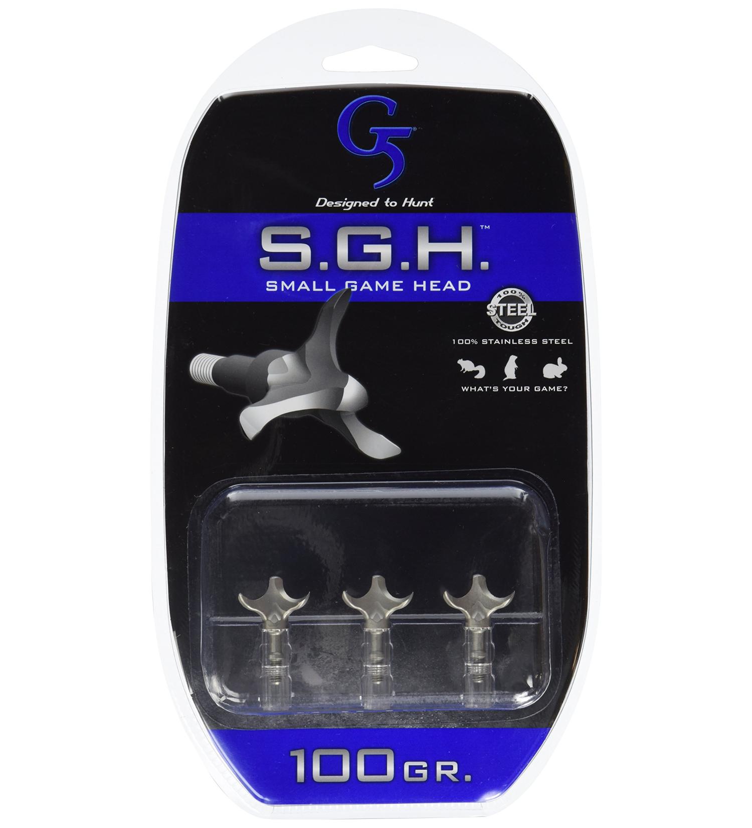 G5 Outdoors Small Game Broadheads - Blunt Tip Design, 100 Grain (3 Pack) | Ideal for All Bow Types - Buy Online on GoSupps.com