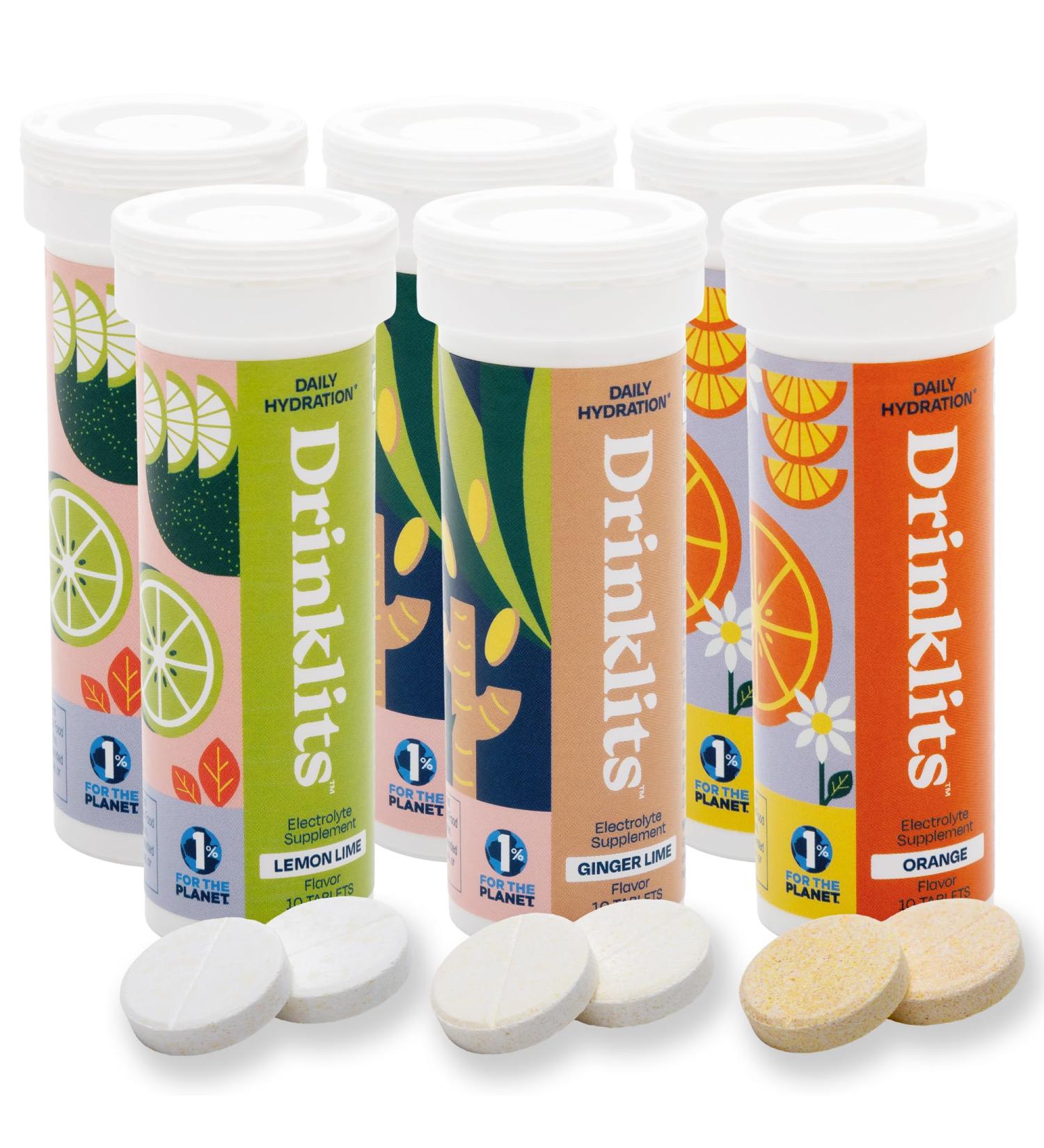 Drinklits 30 Days of Hydration - Monthly Electrolyte Pack 60 Total Servings - Buy Online on GoSupps.com