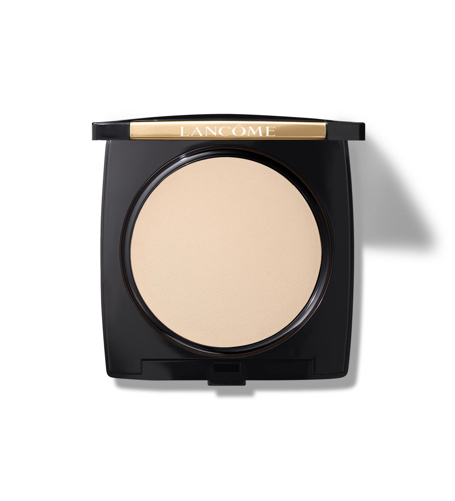 Lanc me Dual Finish Powder Foundation - Matte Longwear Formula - Full Coverage in 320 Amande III for Neutral Medium Skin - Buy Online on GoSupps.com