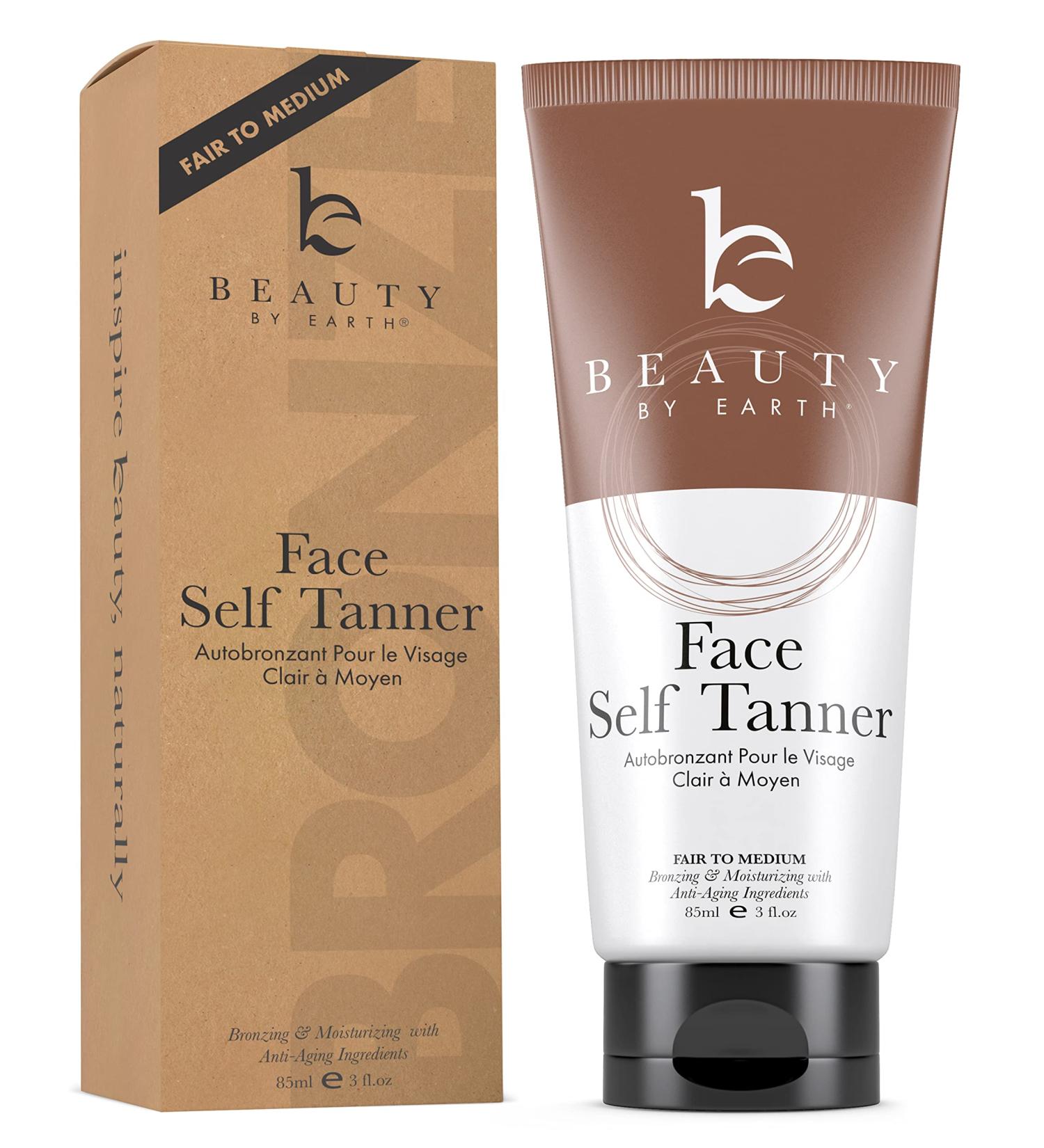 Face Self Tanner - Fair to Medium Natural Glow | Sunless Tanning Lotion for Face | Buildable Fake Tan | 3 Fl Oz - Buy Online on GoSupps.com