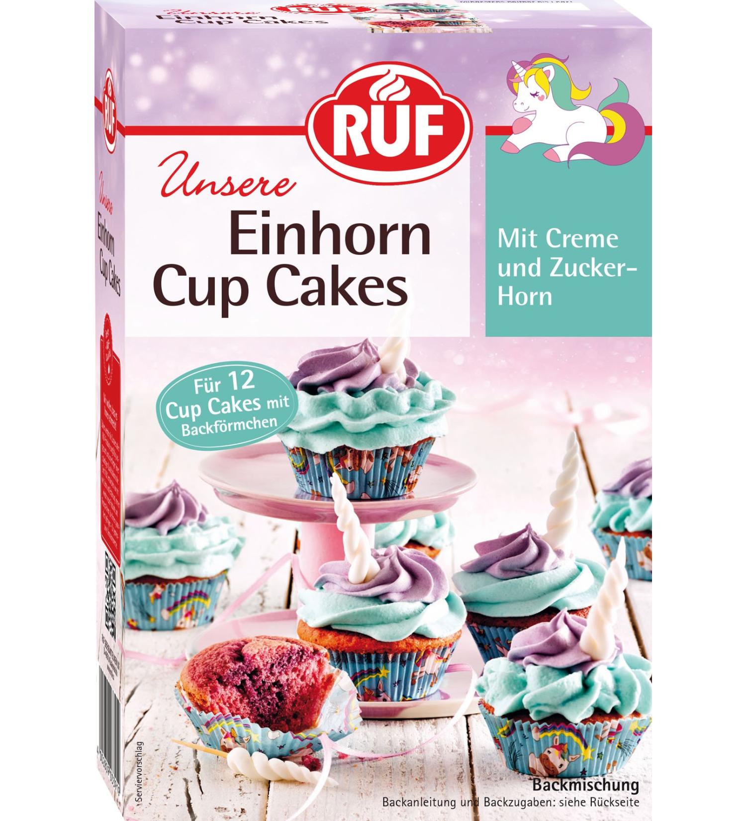 Buy RUF Unicorn Cupcakes with Cream & Fondant - 365g | International Shipping Available - Buy Online on GoSupps.com