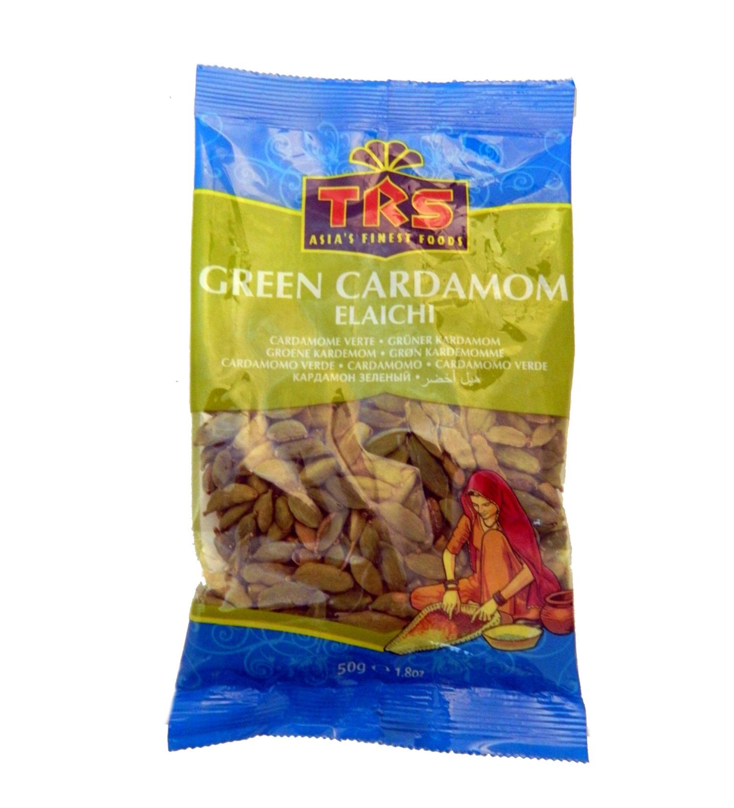 TRS Green Cardamom elaichi 200g Green Cardamom Capsules Spice Indian Cooking Ingredient