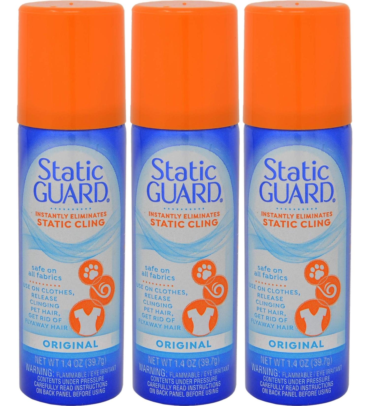 Static Guard 1.4oz Travel Size - 3 Pack | Eliminate Static Cling On-The-Go - Buy Online on GoSupps.com