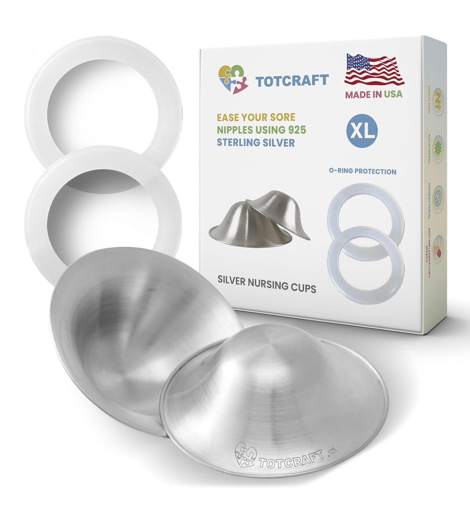 Buy Original Silver Cups XLarge & Large with Cloth - Premium Quality for International Shipping - Buy Online on GoSupps.com