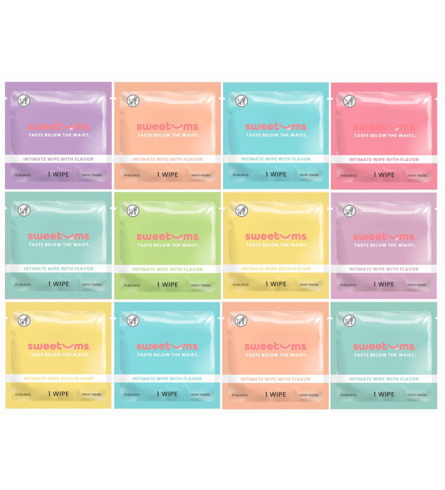 Buy Sample Size Feminine Wipes - pH Balanced Biodegradable Flavored Intimate Wipes | 24 Pack - International Shipping Available - Buy Online on GoSupps.com
