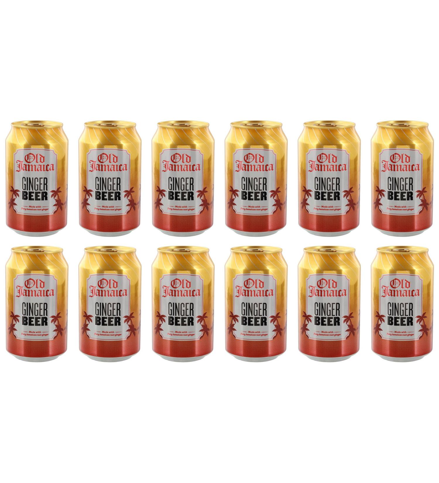 Buy Old Jamaica Ginger Beer - 12 x 0.33L | Refreshing Jamaican Soft Drink - International Shipping Available - Buy Online on GoSupps.com
