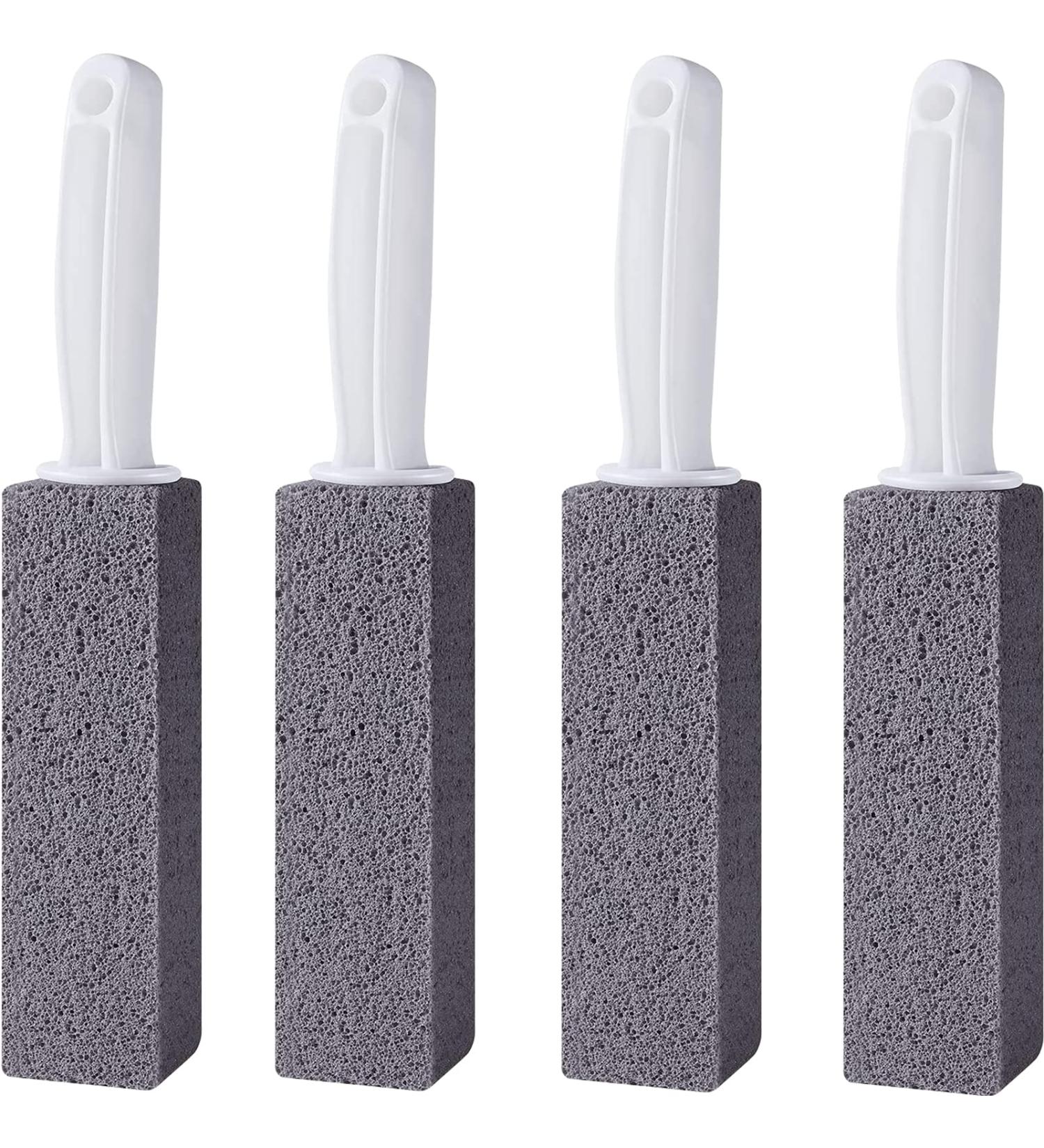 Premium Toilet Cleaning Block with Handle | Deep Clean Pumice Stone for Hard Watermarks & Stains - International Shipping Available - Buy Online on GoSupps.com