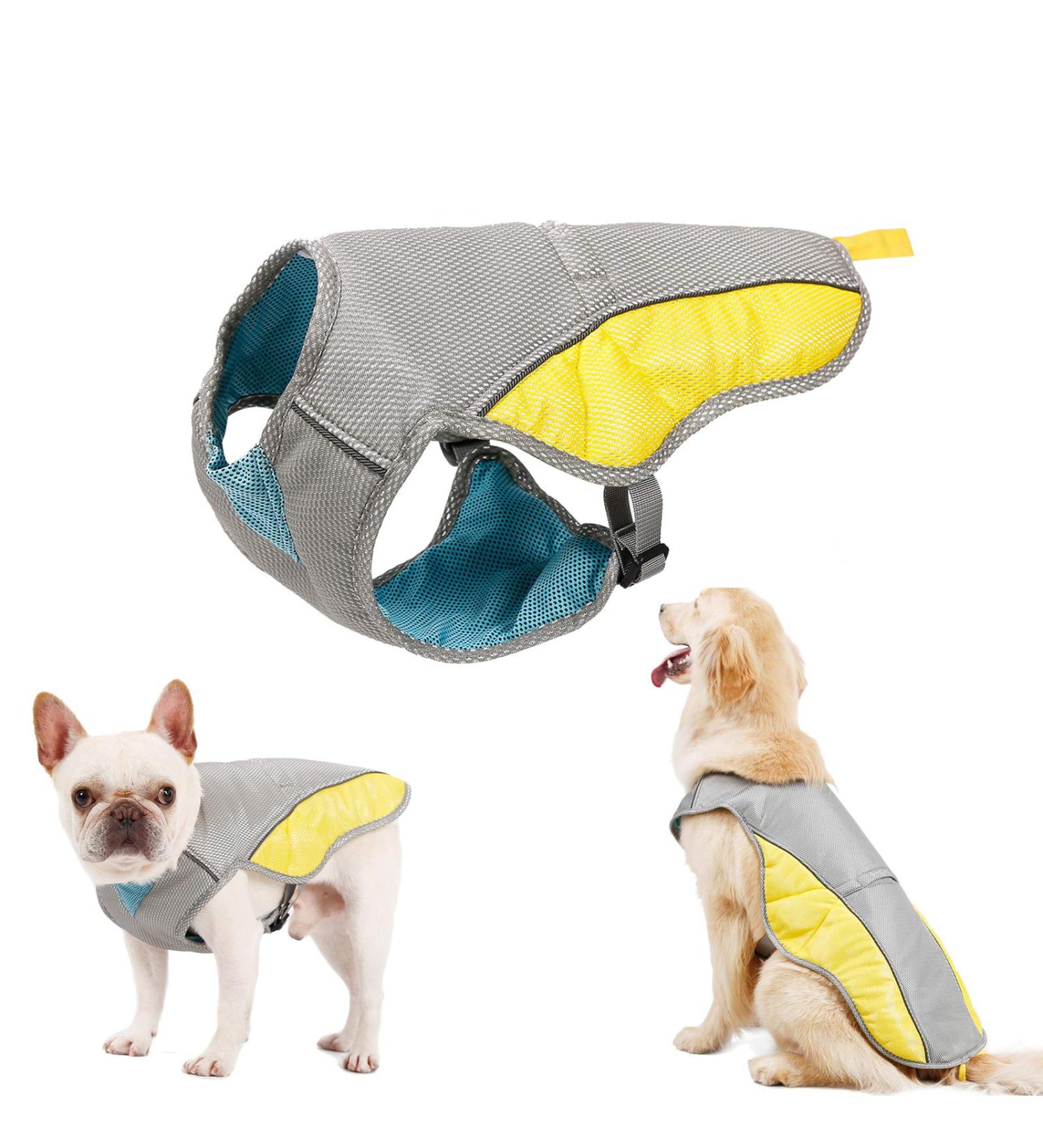 Tineer Pet Cooling Vest for Dogs - Reflective Summer Jacket for Small & Medium Breeds | Ideal for Hiking & Sports (XXL) - Buy Online on GoSupps.com